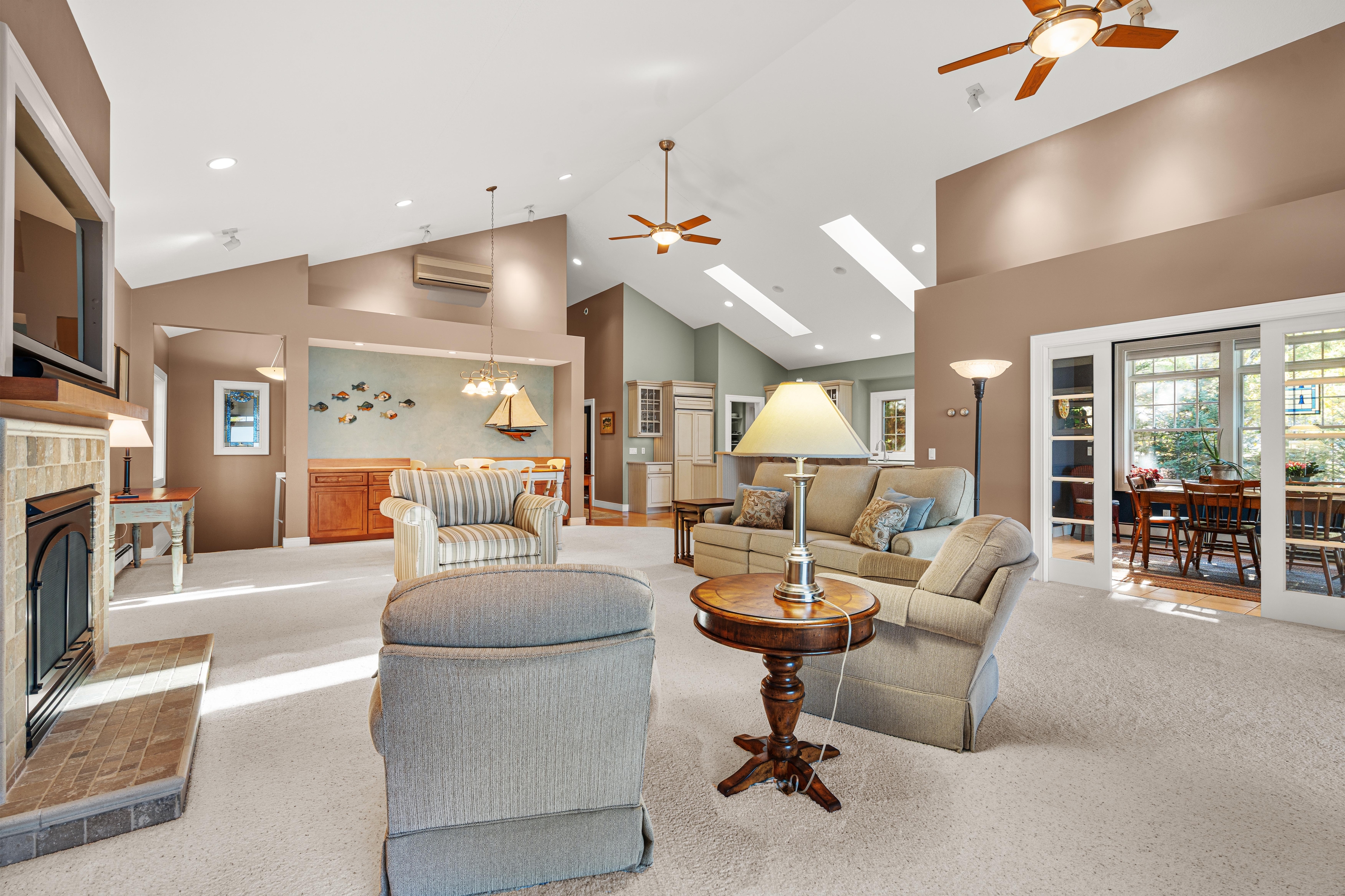 Interior photographs of 4093 Lake Shore Drive in Charlevoix, this gem is listed at $2,099,900 through Berkshire Hathaway HomeServices Michigan Real Estate – Traverse City and The Crane Group with associate broker Johnny Crane and his brother, co-listing agent Matt Crane.