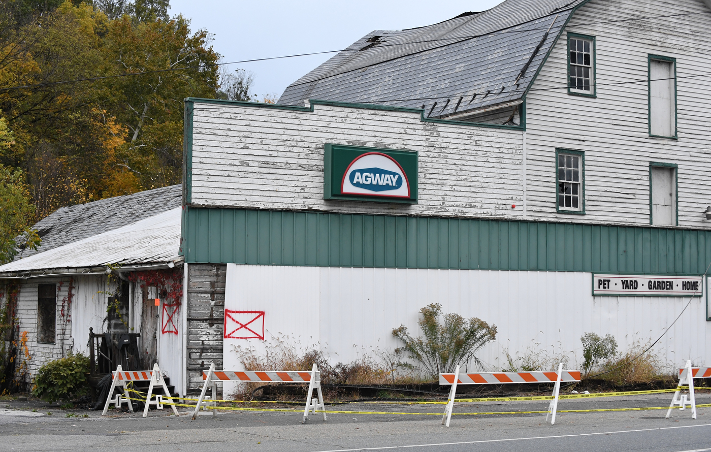 Old Agway building in Phillipsburg is torn down