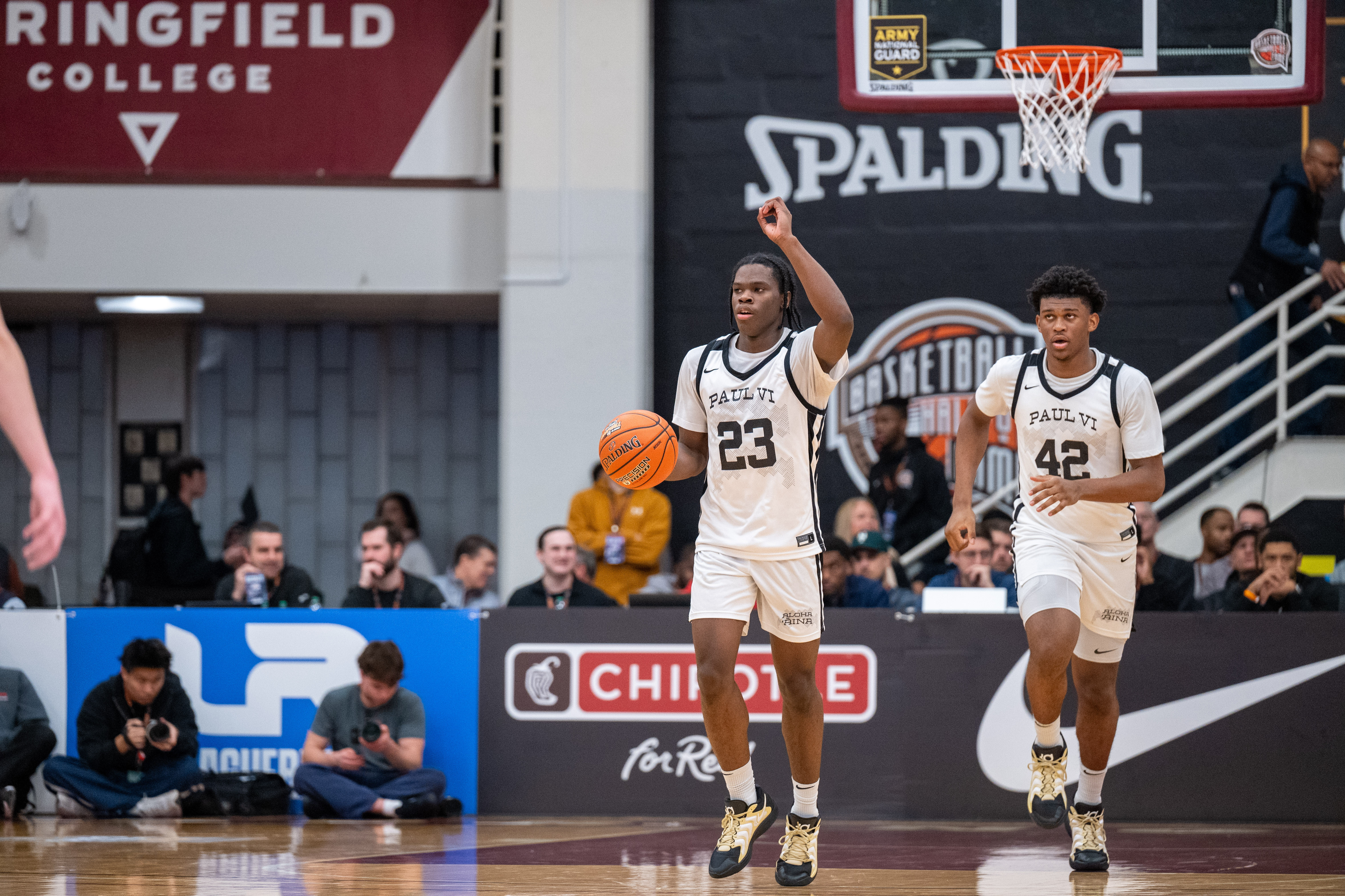 Syracuse basketball target Jordan Smith at the 2025 HoopHall