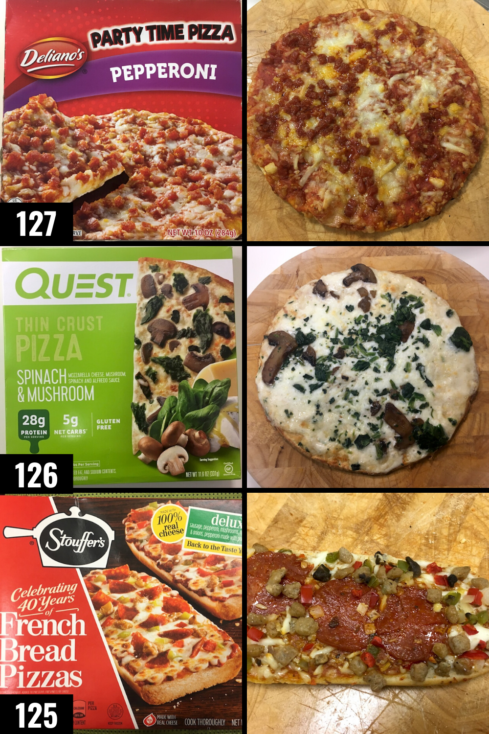 We ate 130 frozen pizzas and ranked them, worst to best; Nos. 1-2 made by  same company 