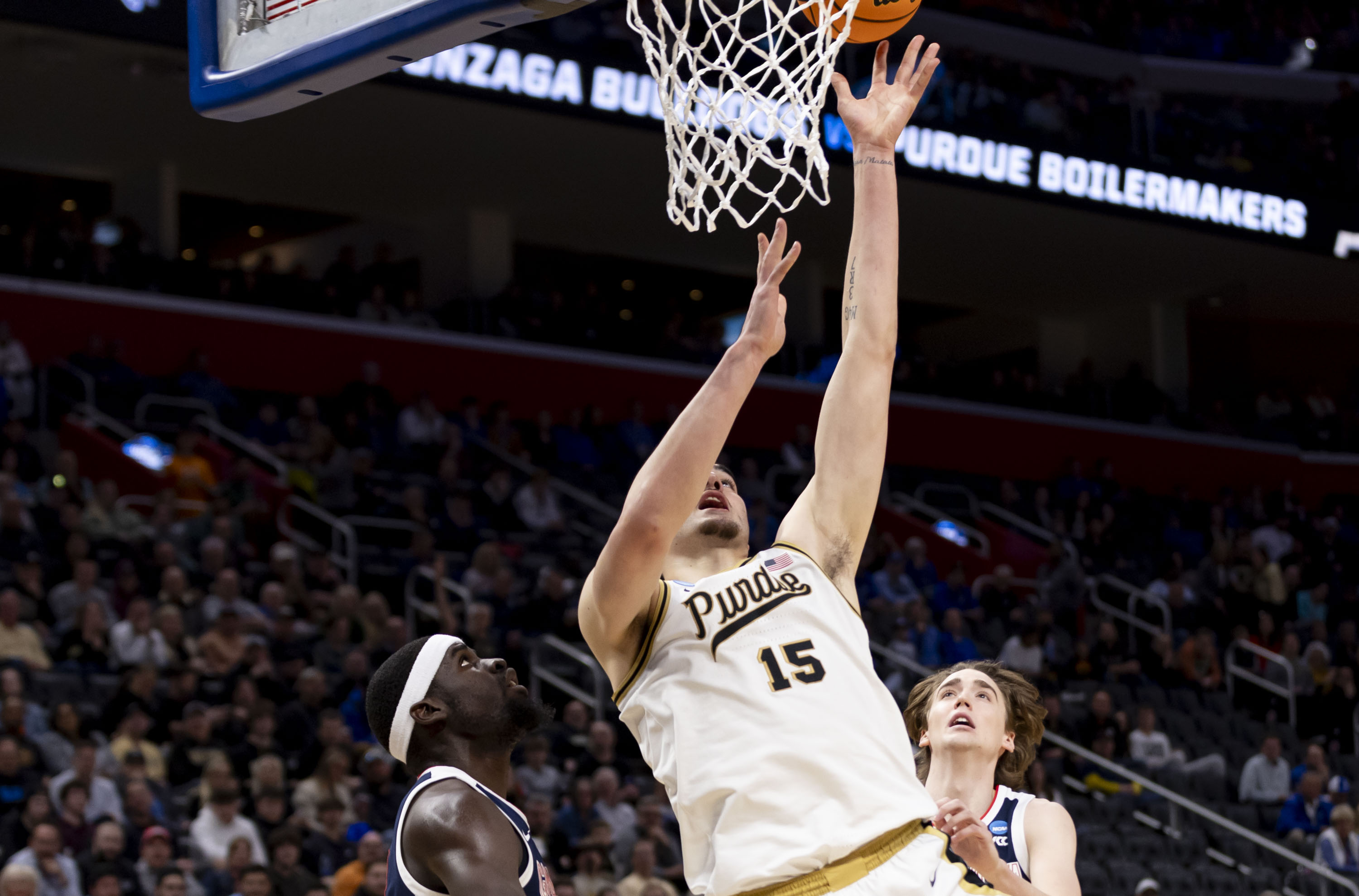 See photos as Purdue basketball defeats Gonzaga in Detroit