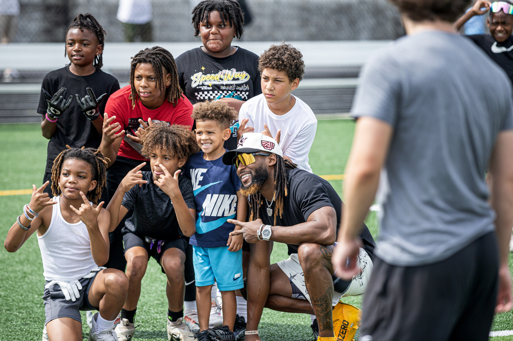 Micah Parsons youth football camp and community day 