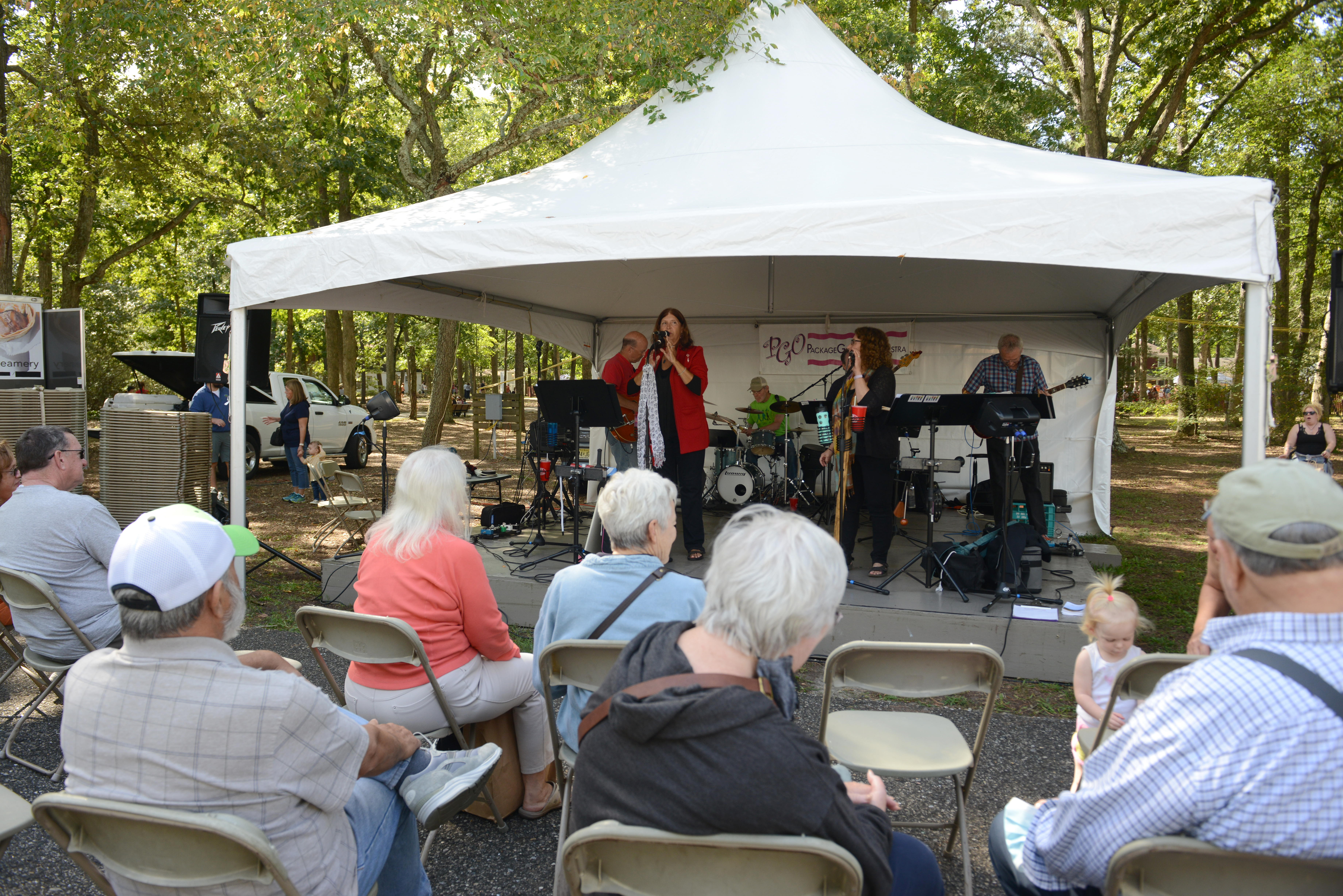 PackageGoods Orchestra performs during the 22nd annualFestival of Fine Craft at Wheaton Arts in Millville, Saturday, Oct. 2, 2021.