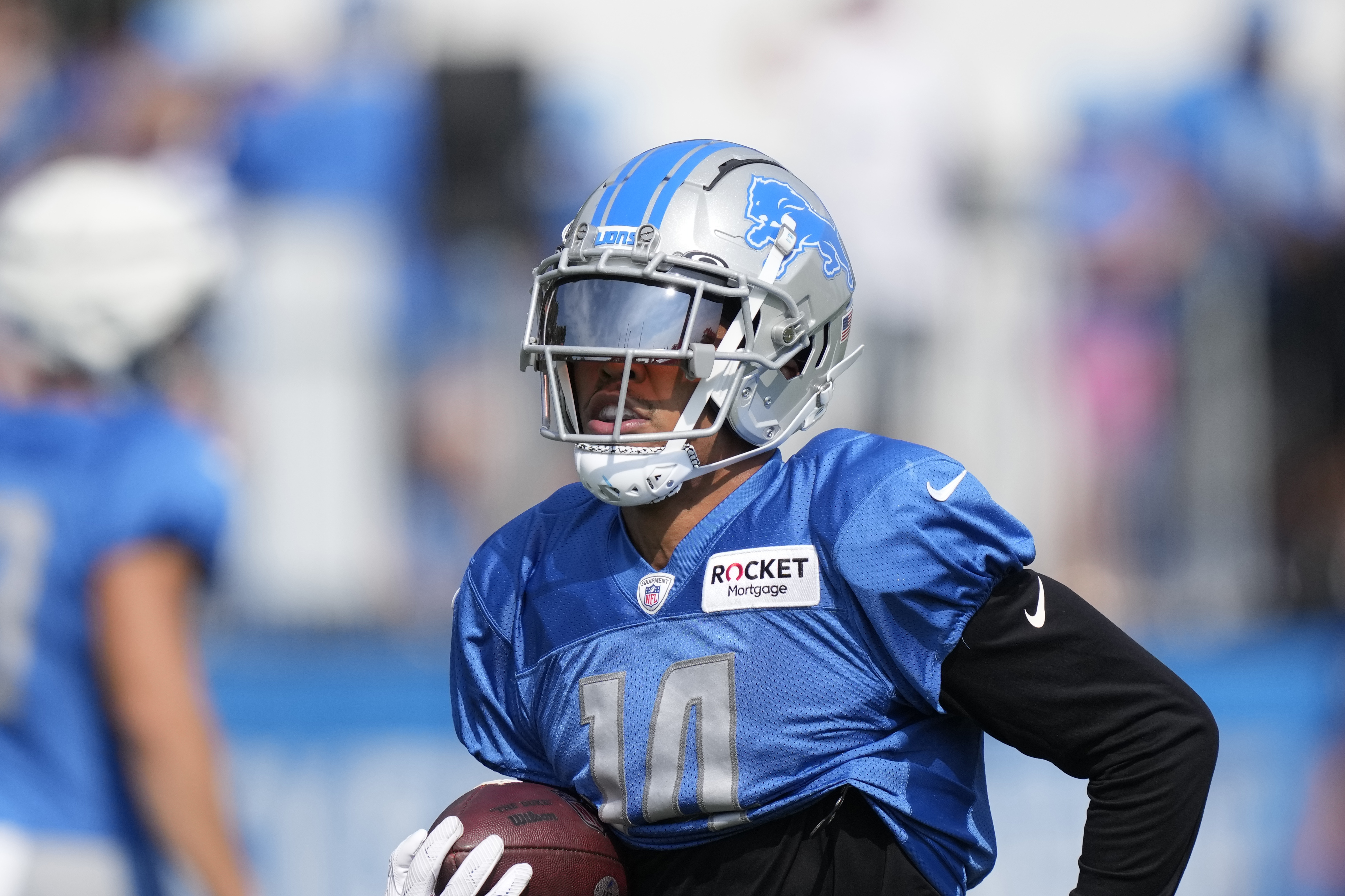 Lions' notebook: Jameson Williams reveals where first TD football