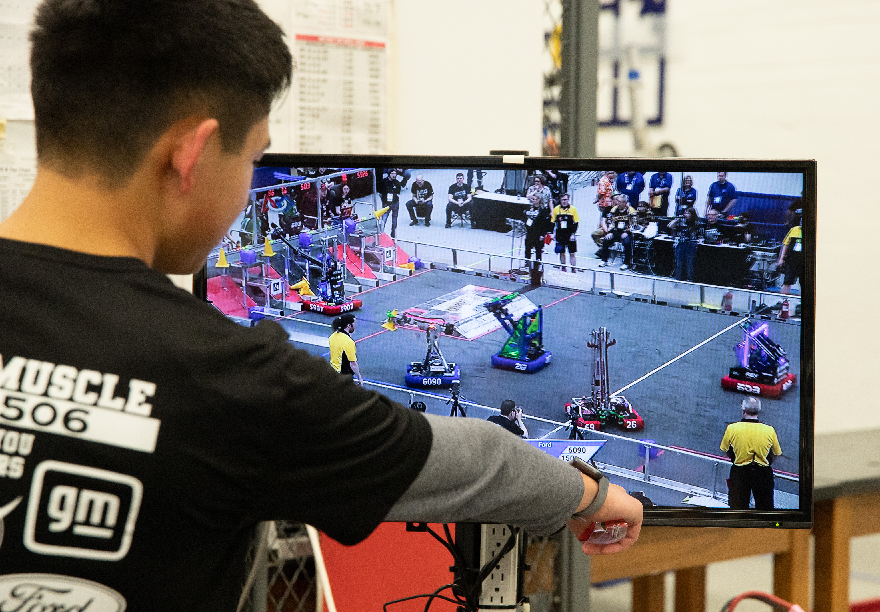 See photos of robotics state champions Metal Muscle as they prepare for ...