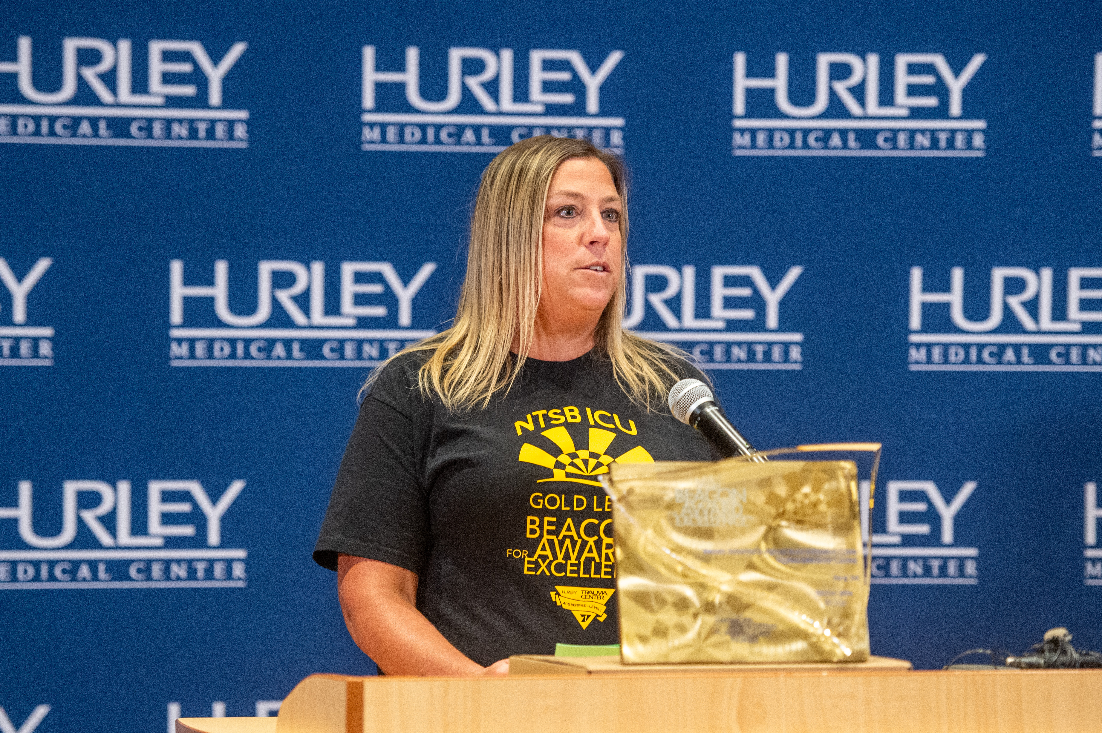 Hurley Trauma Center awarded the Golden Beacon mlive