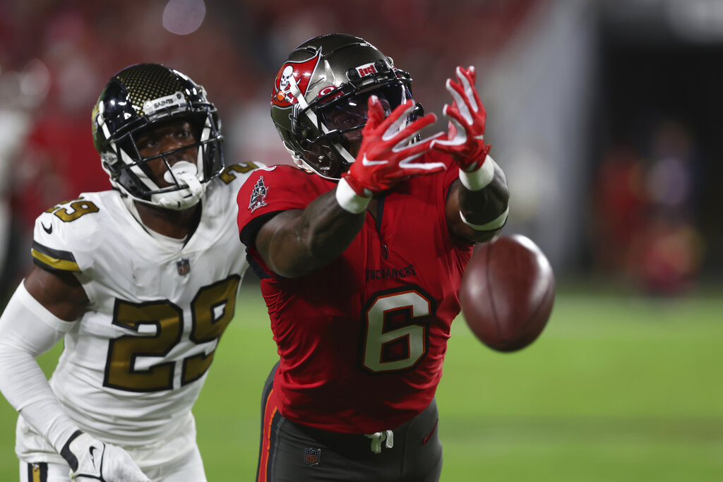 NFL Monday night: Bucs beat Saints with 3 seconds left 