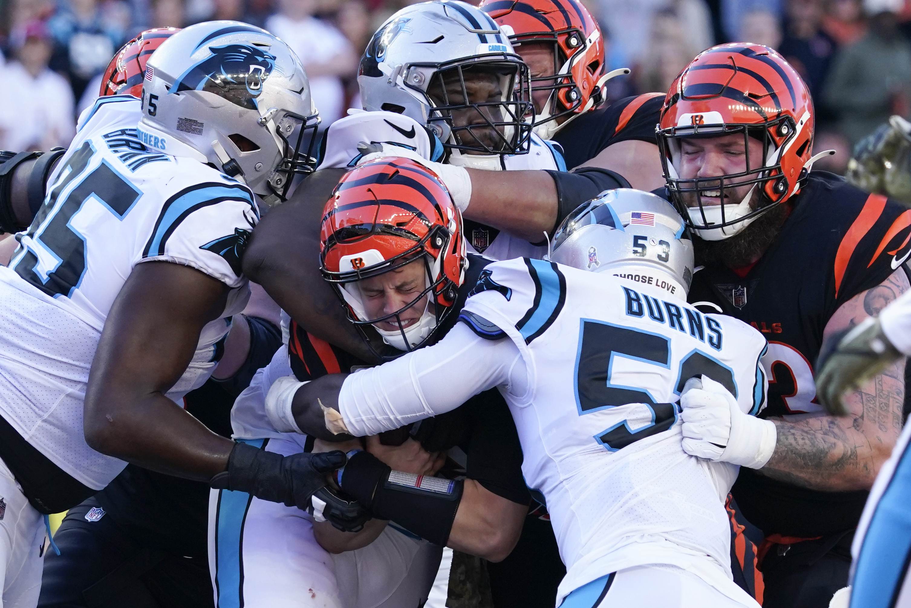 Panthers at Bengals Game Center  Cincinnati Bengals 