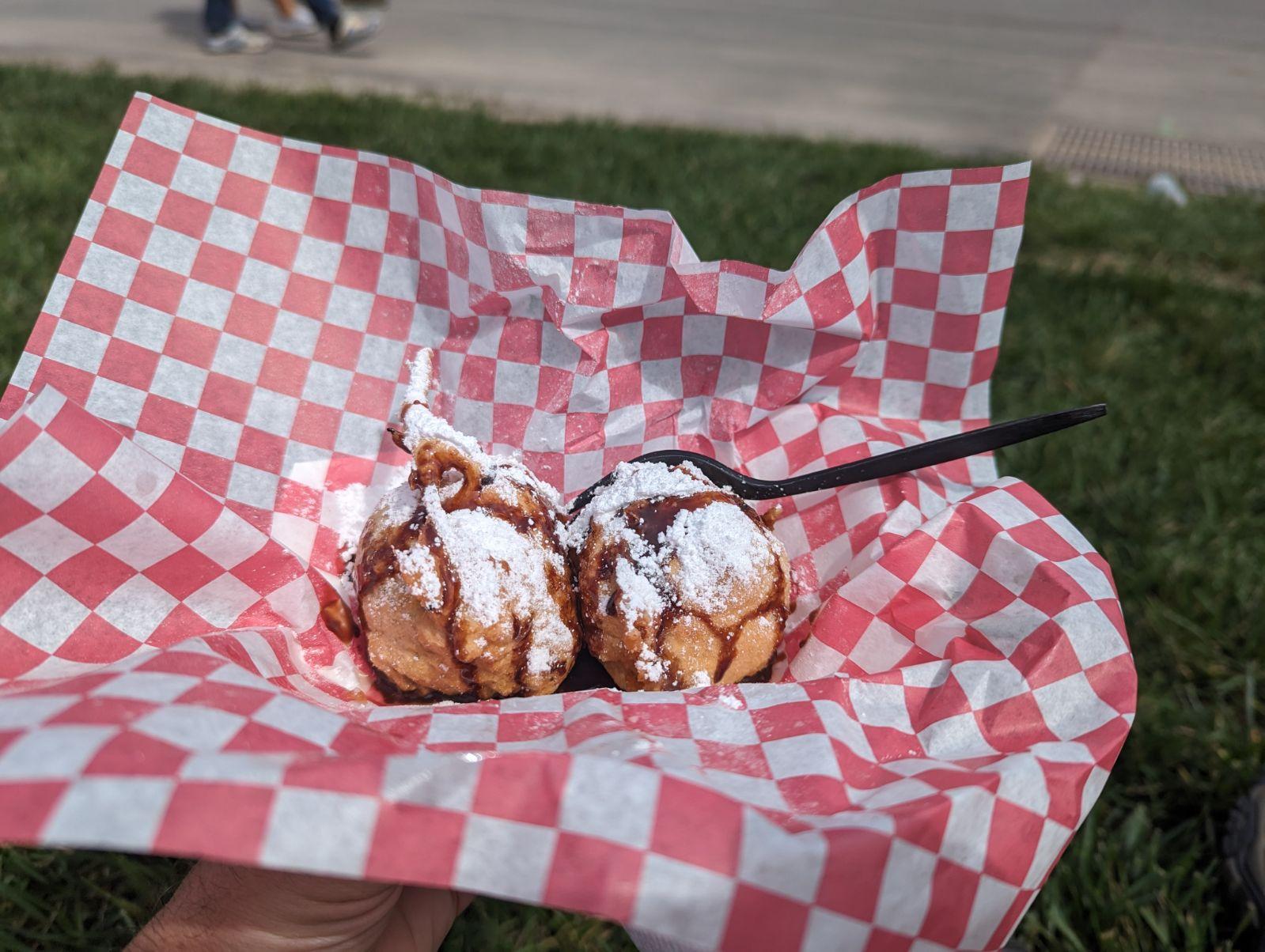 NYS Fair foods: Scotty's Famous Tater Twisters, Poultry-Dairy Row (2015  review) 