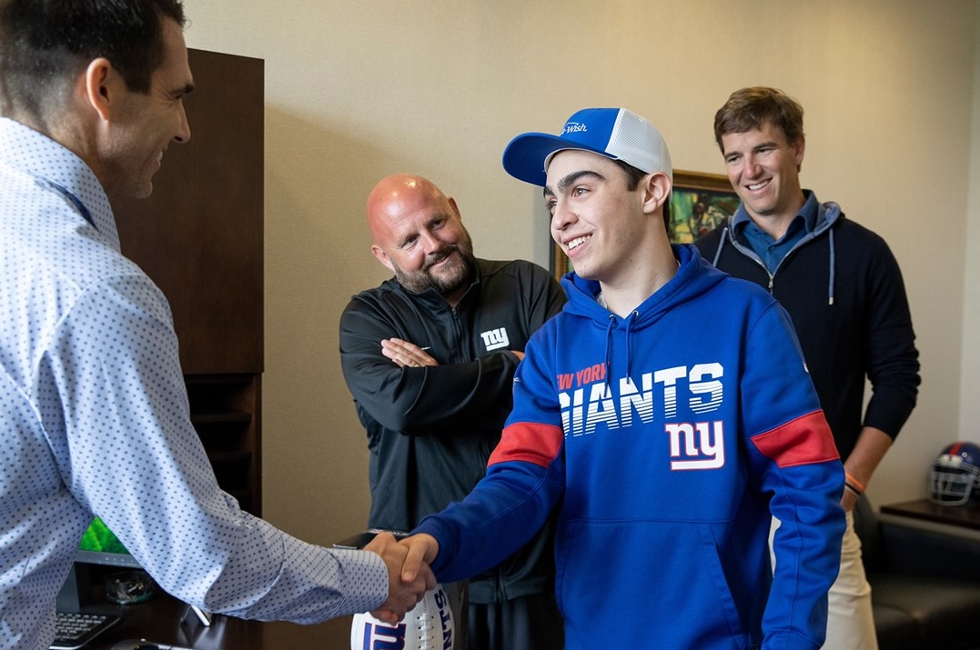 Kayvon Thibodeaux, NY Giants grant Sam Prince's Make-A-Wish