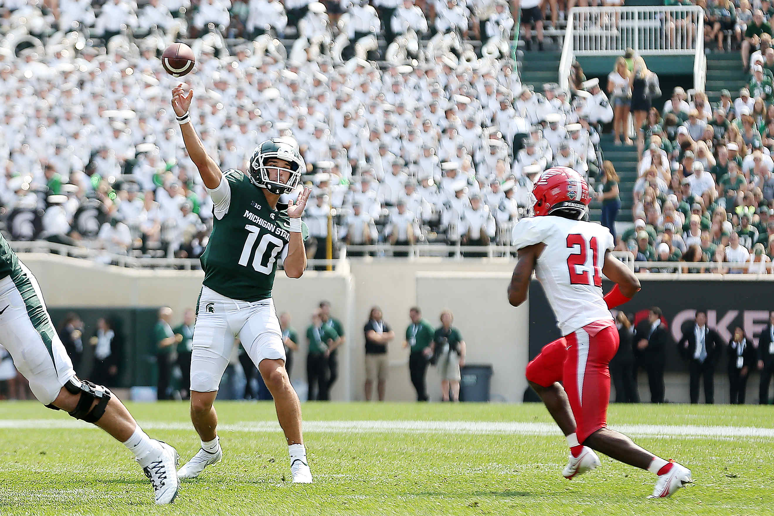 Payton Thorne to start at QB for MSU football vs. Maryland