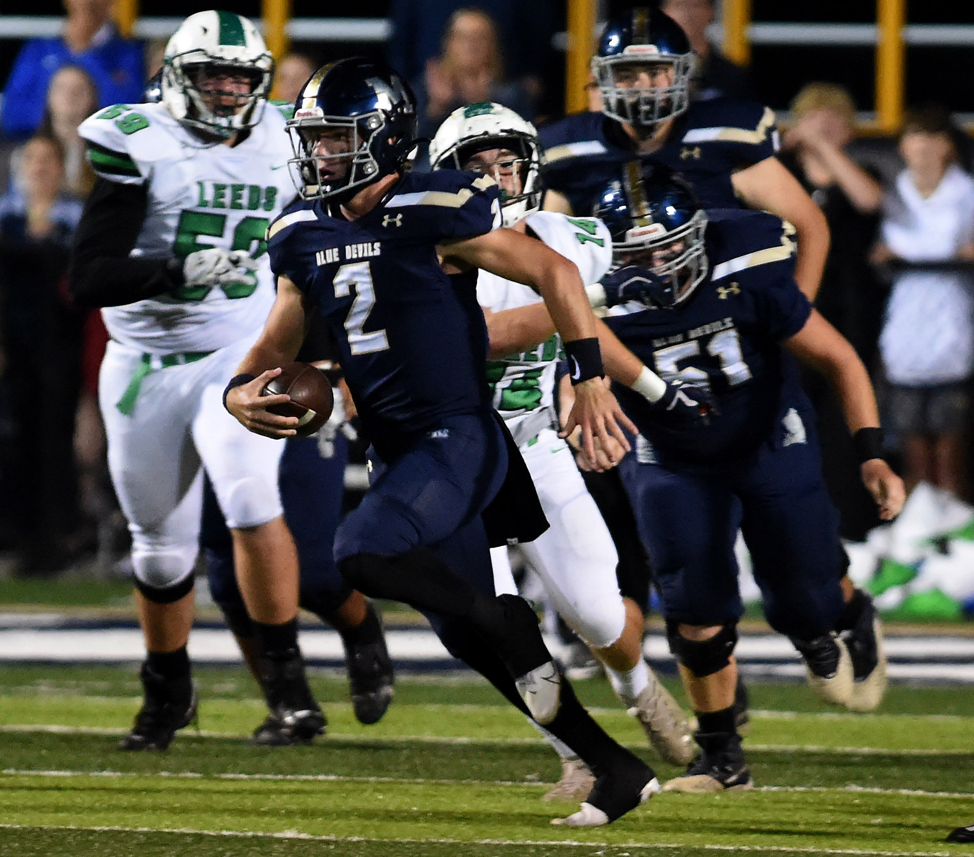 Leeds vs. Moody football