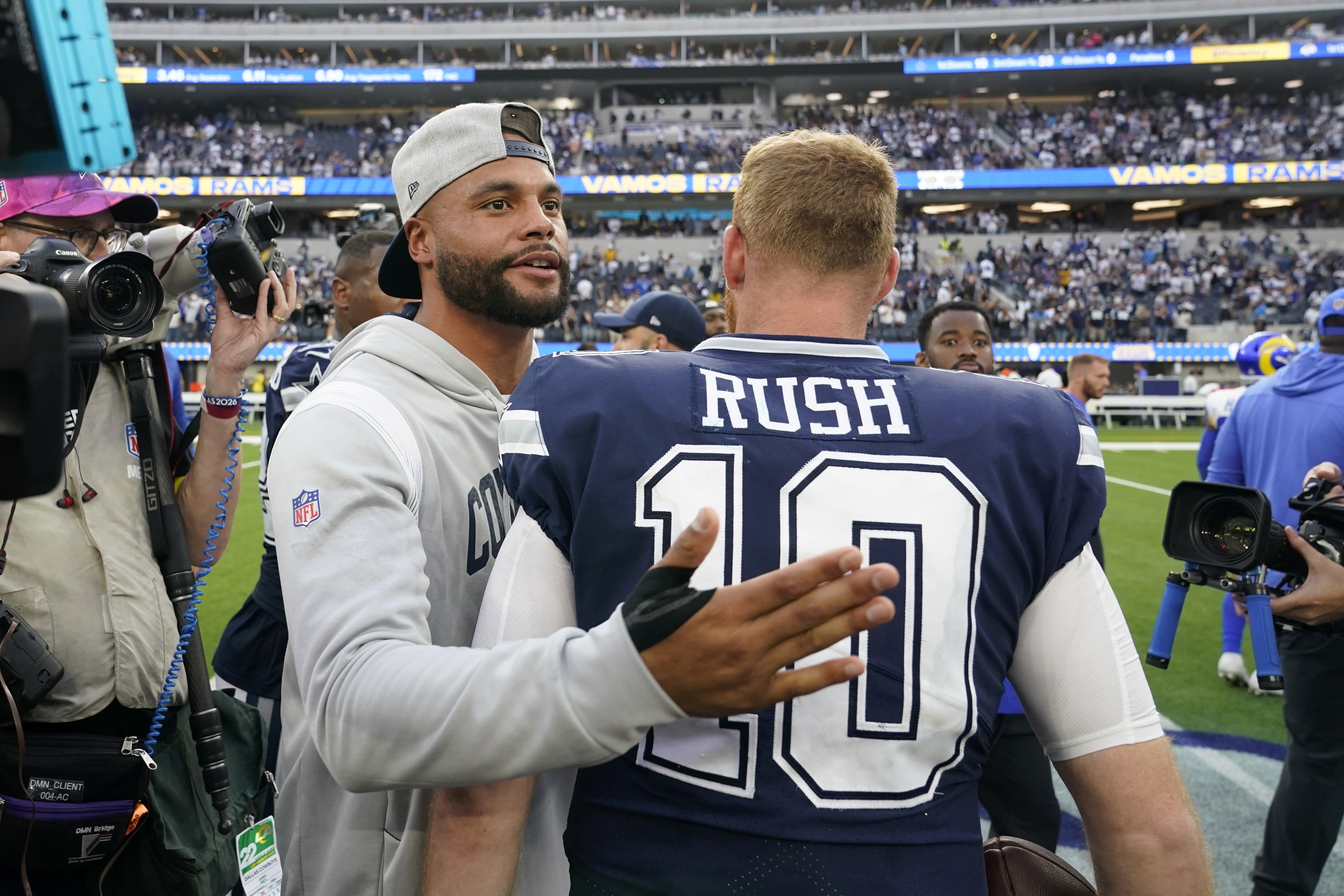 Cowboys decide if Cooper Rush or Dak Prescott will start Sunday vs