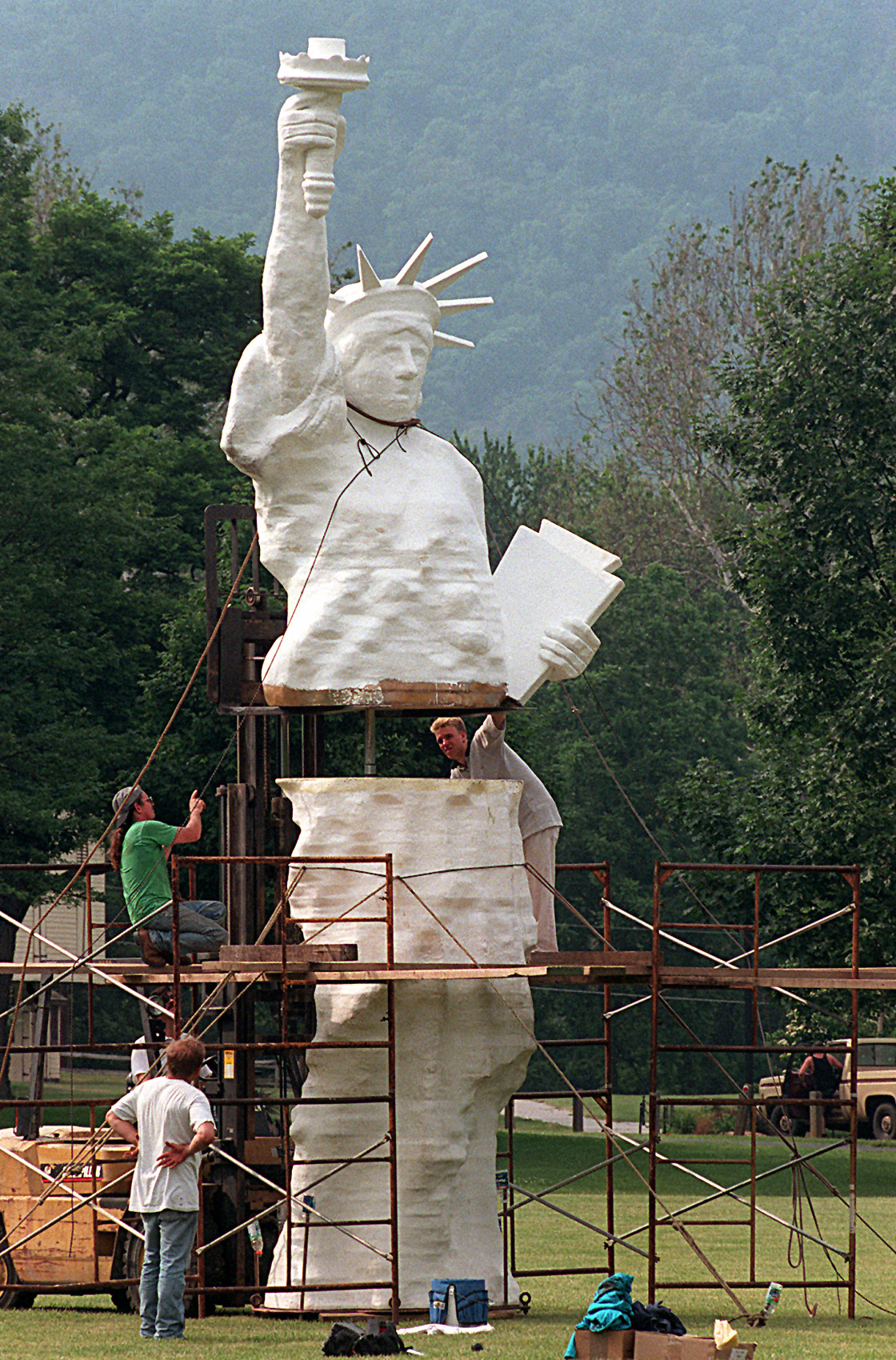 Lady Liberty in the Susquehanna River