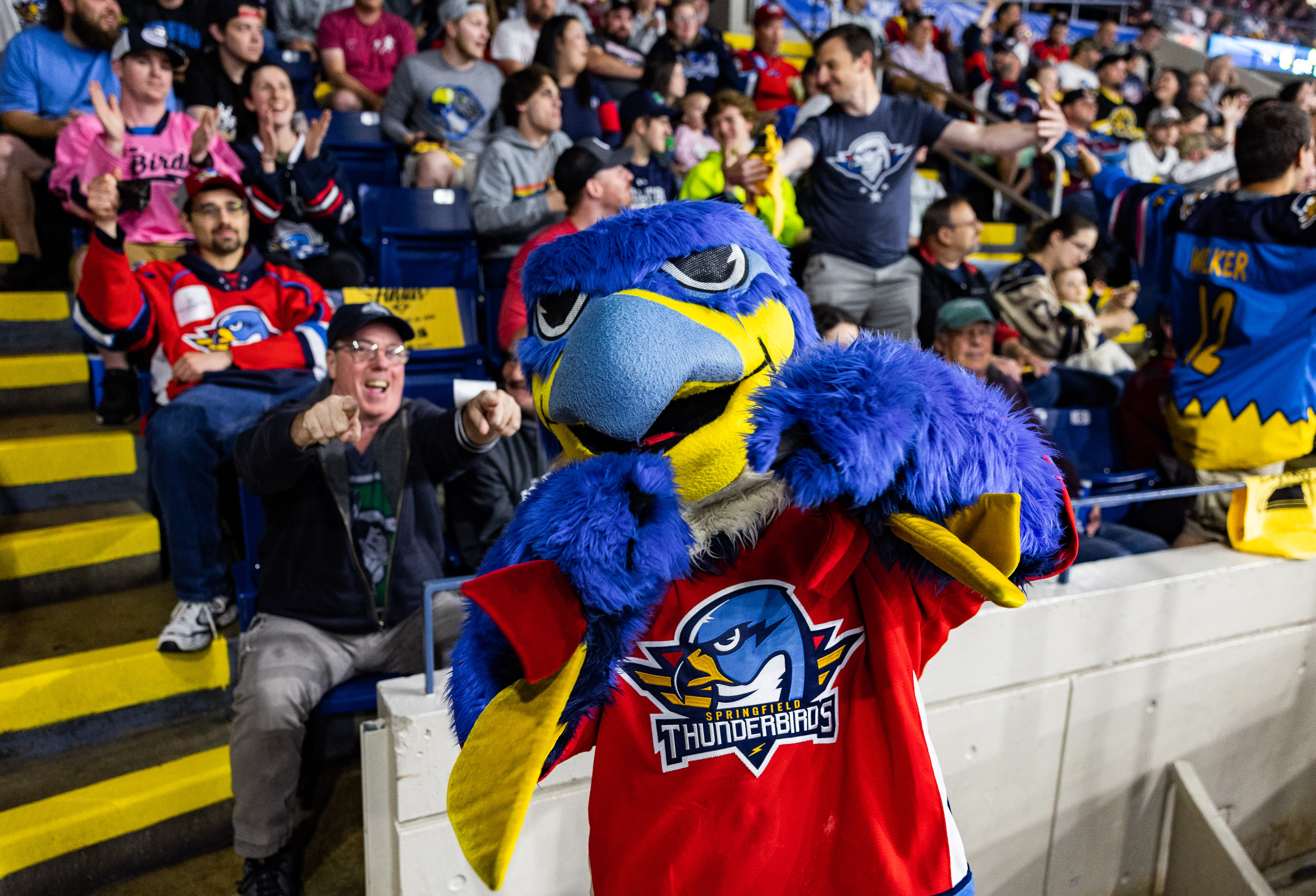 Boomer is comin' in hot with - Springfield Thunderbirds