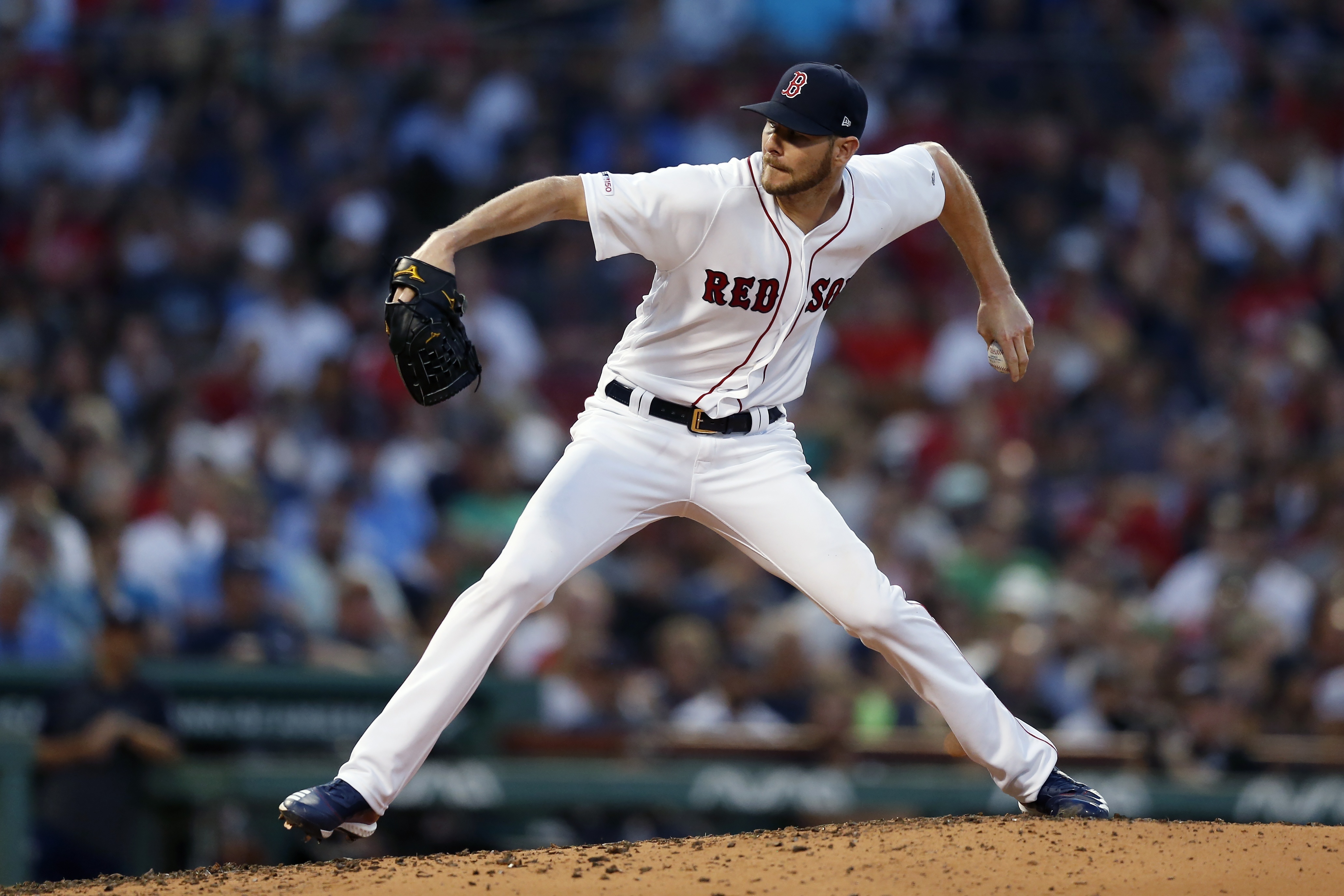 Boston Red Sox's Chris Sale 'working his a-- off' and teammates