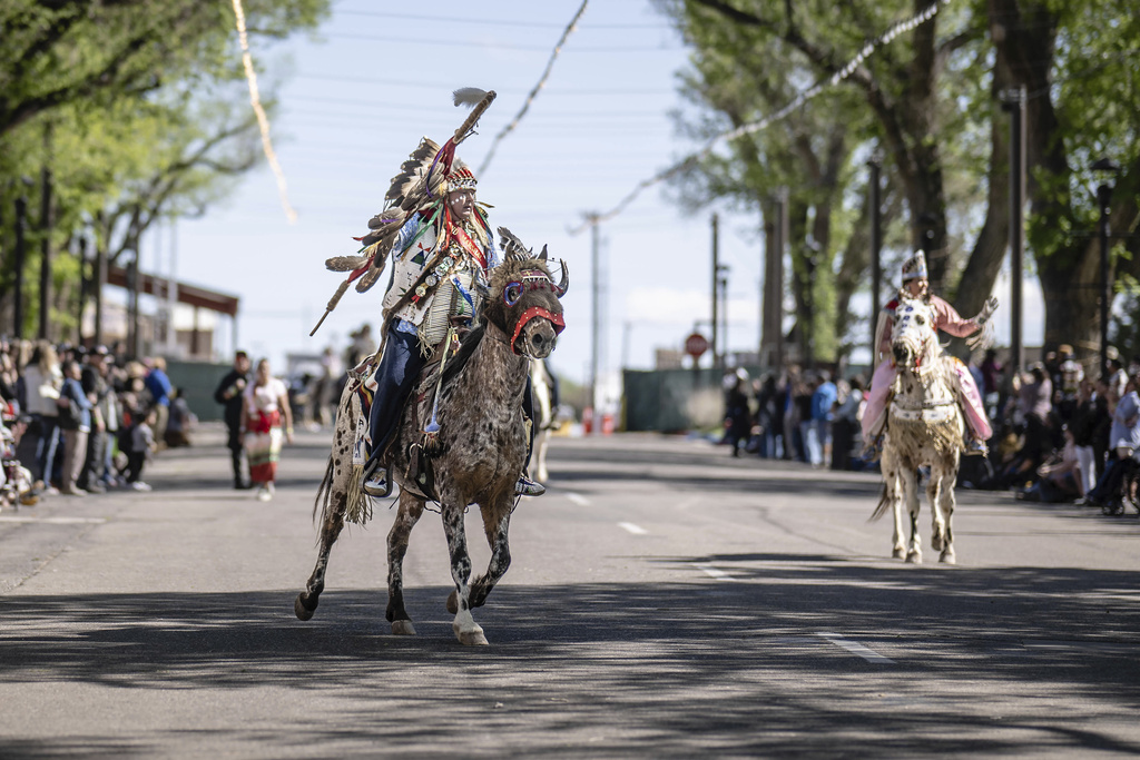 Largest powwow draws Indigenous dancers to New Mexico