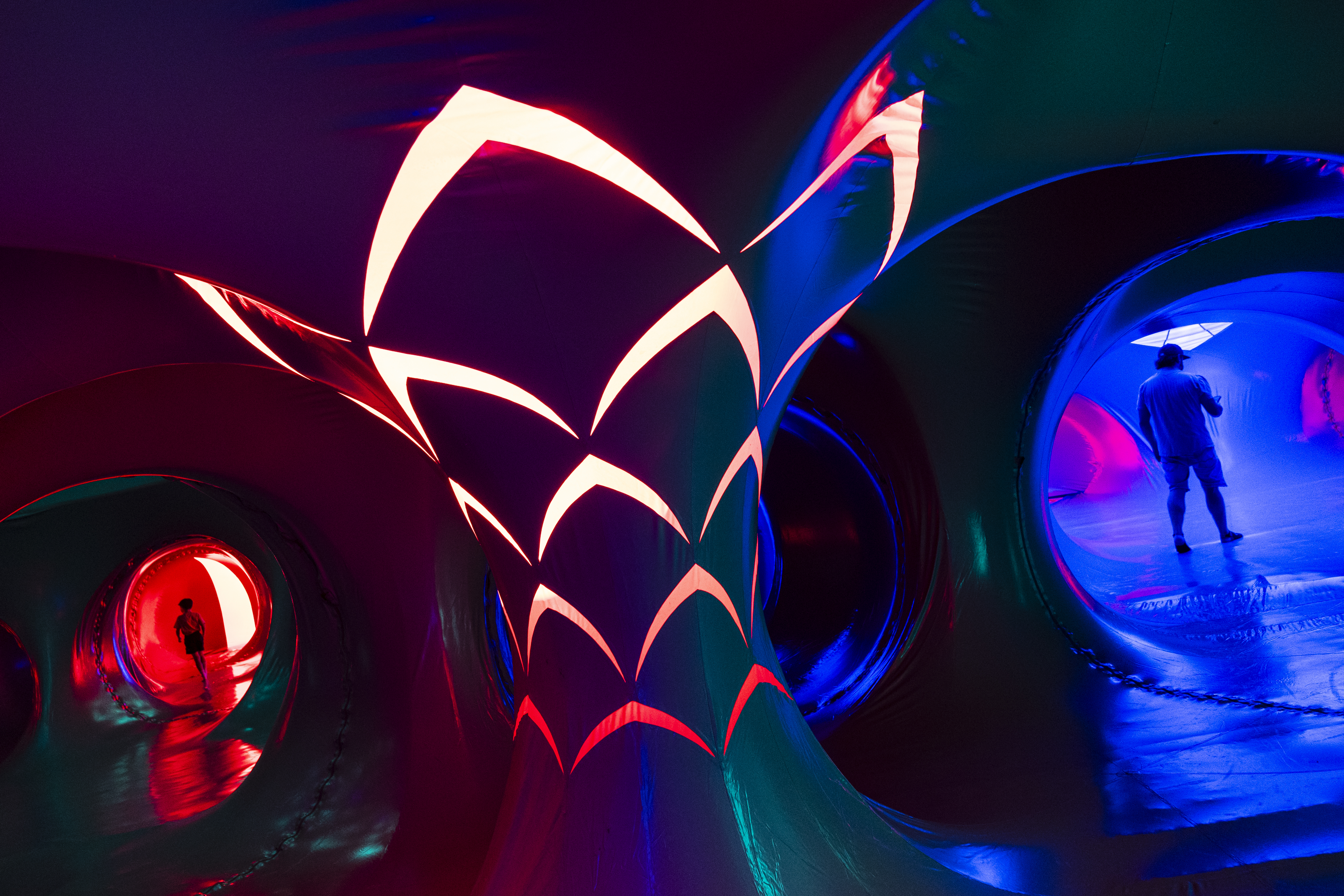 Arborialis Luminarium an immersive light installation at ArtPrize