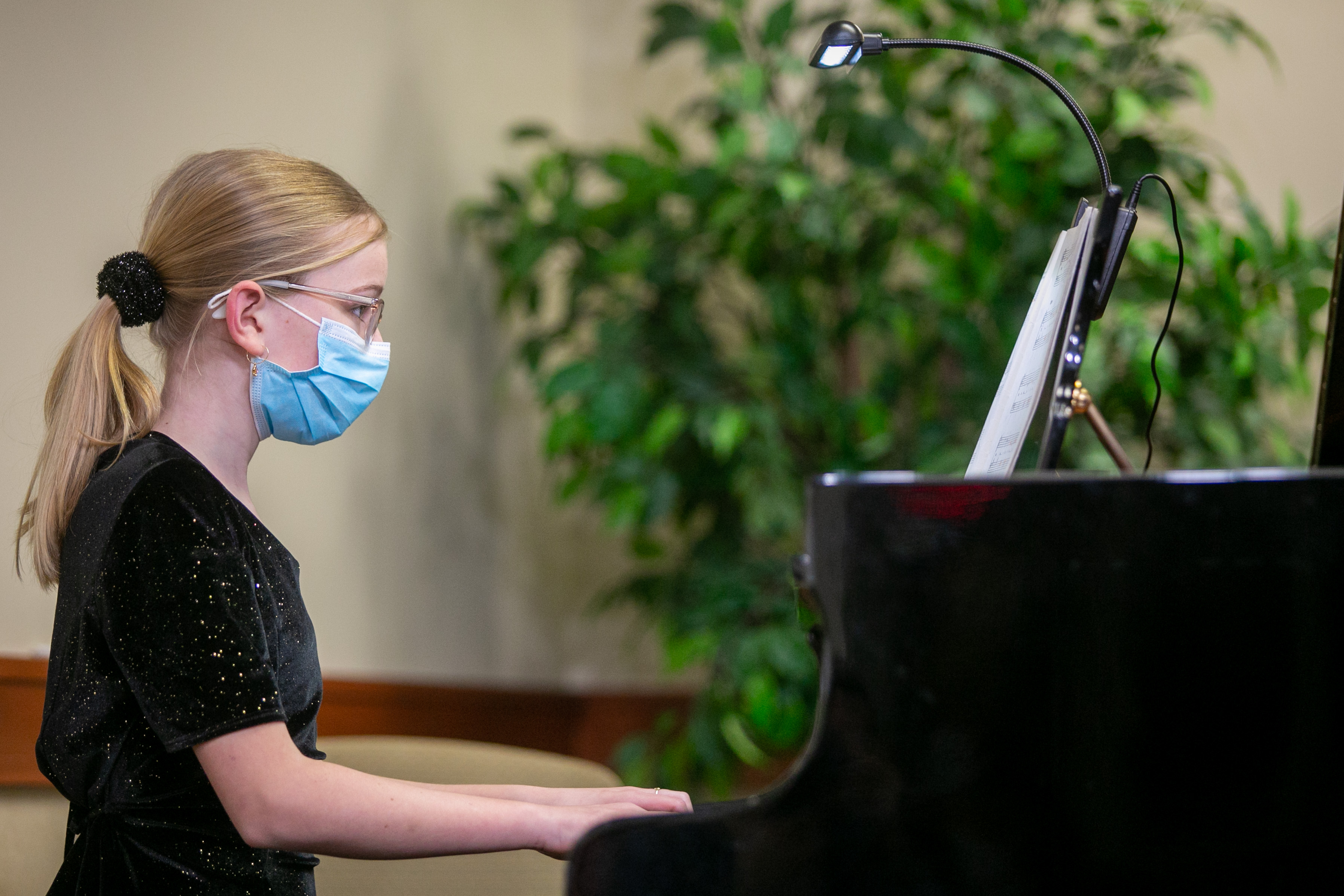 Potter’s House students perform talent show for Covenant Living penpals