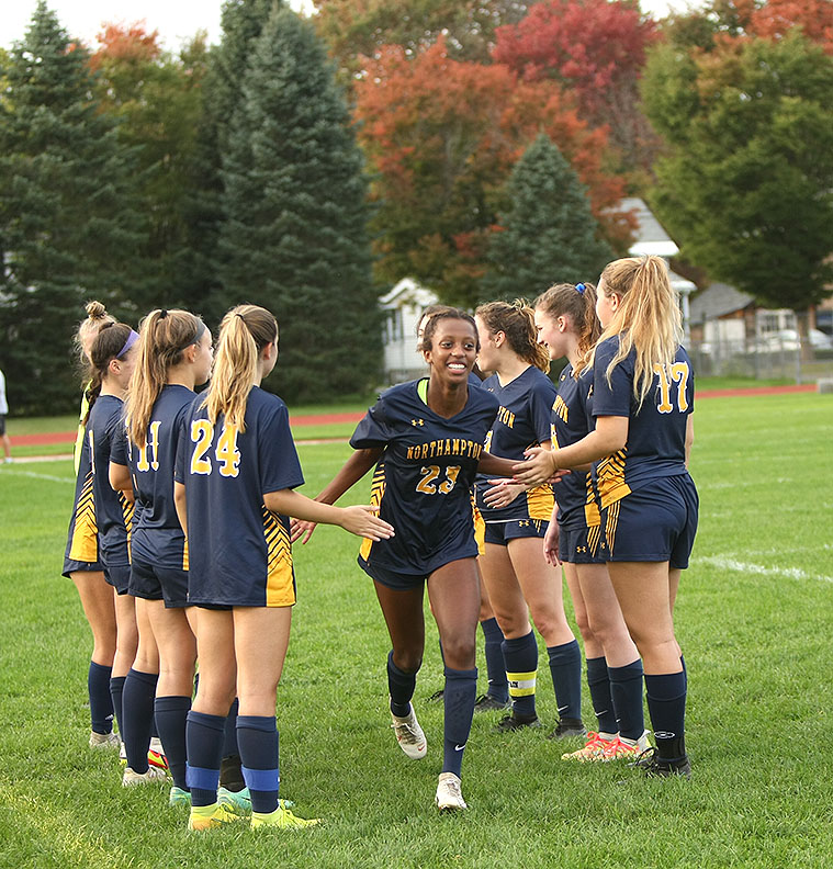 Girls soccer: Northampton's 'dirty goals' lead to disjointed 3-0 win over  Monument Mountain