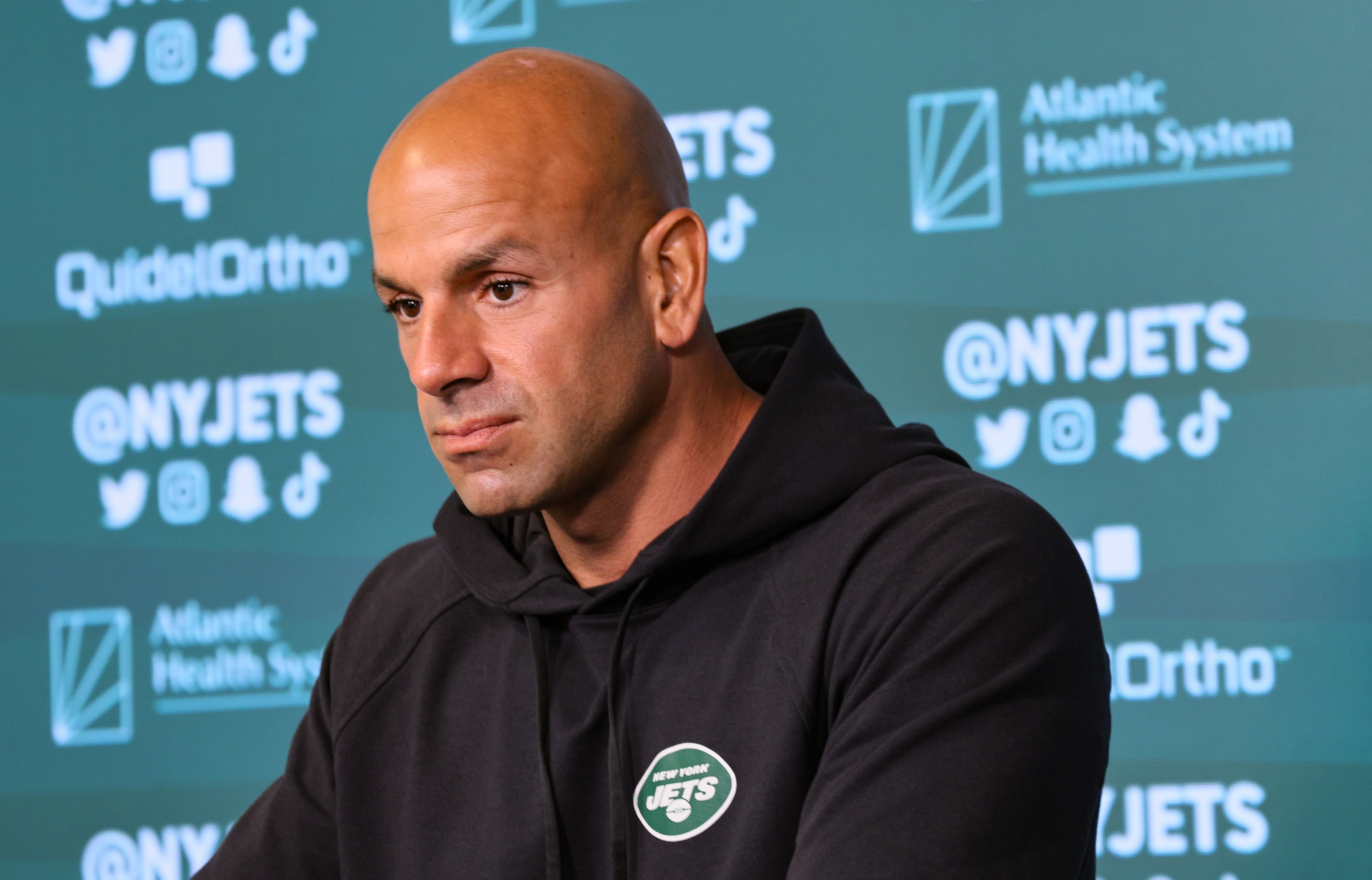 Jets head coach Robert Saleh heart's Hard Knocks