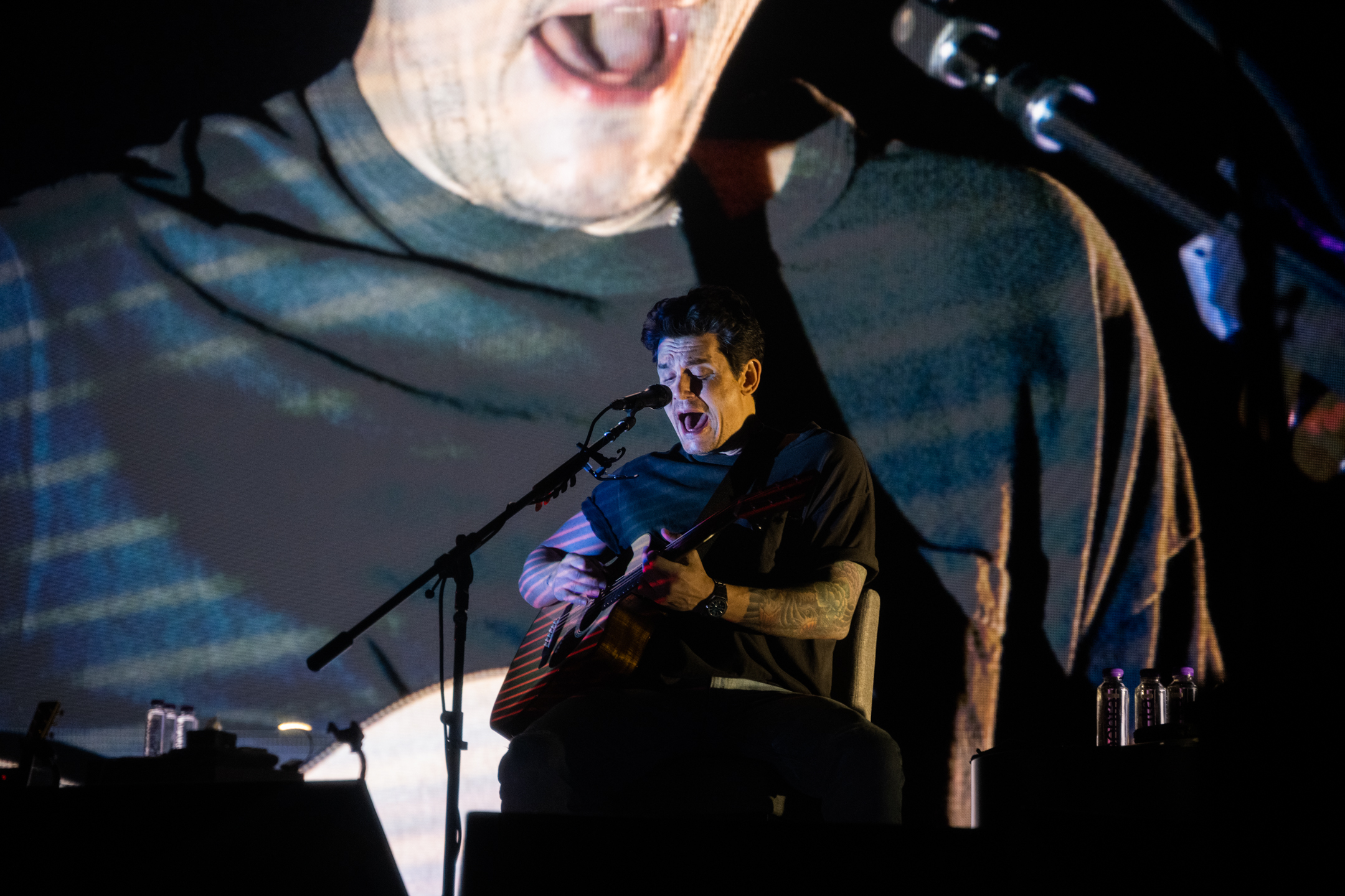 John Mayer kicks off his Solo tour at the Prudential Center in Newark, NJ on Saturday, March 11, 2023.