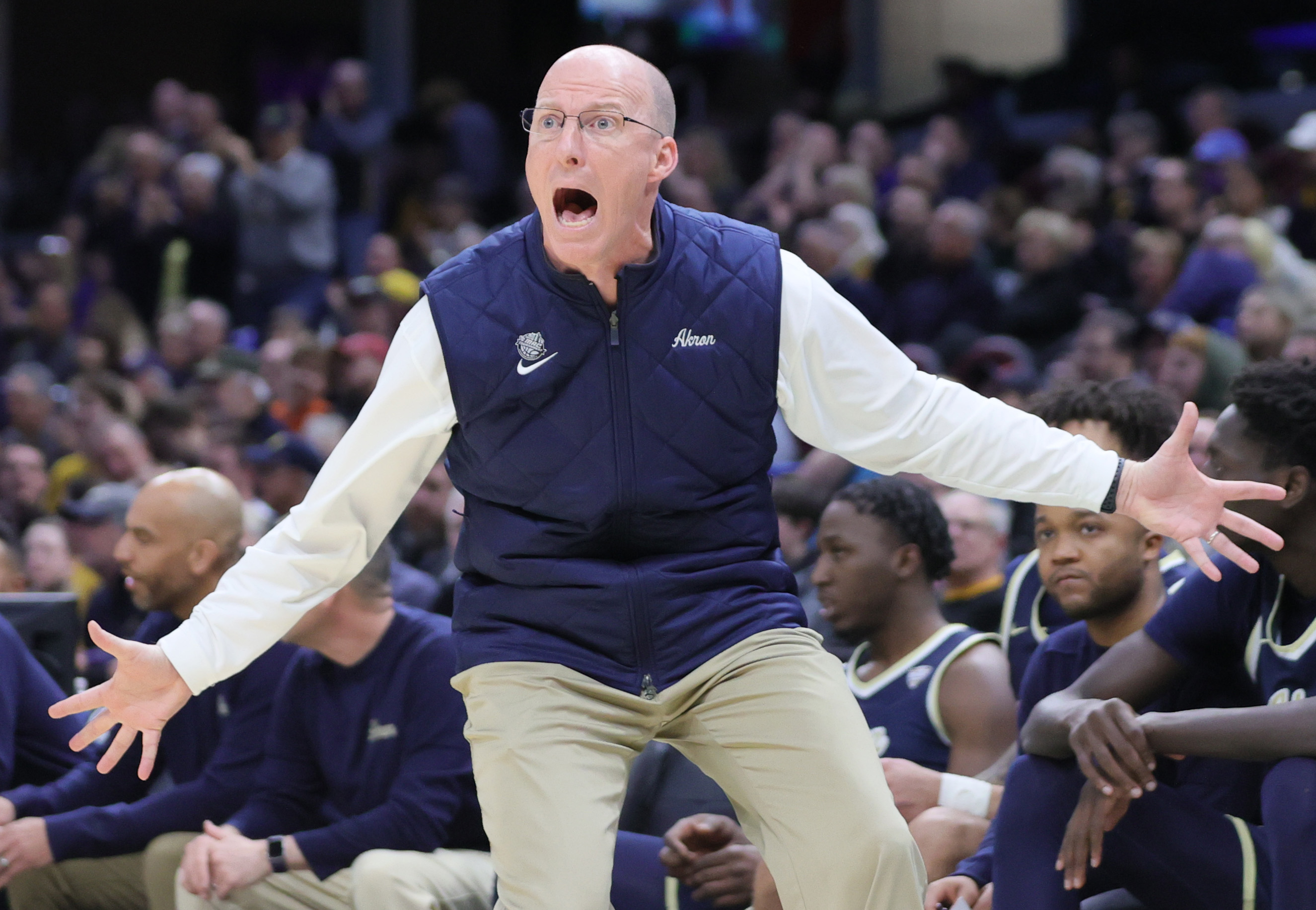 University of Akron signs head basketball coach John Groce through