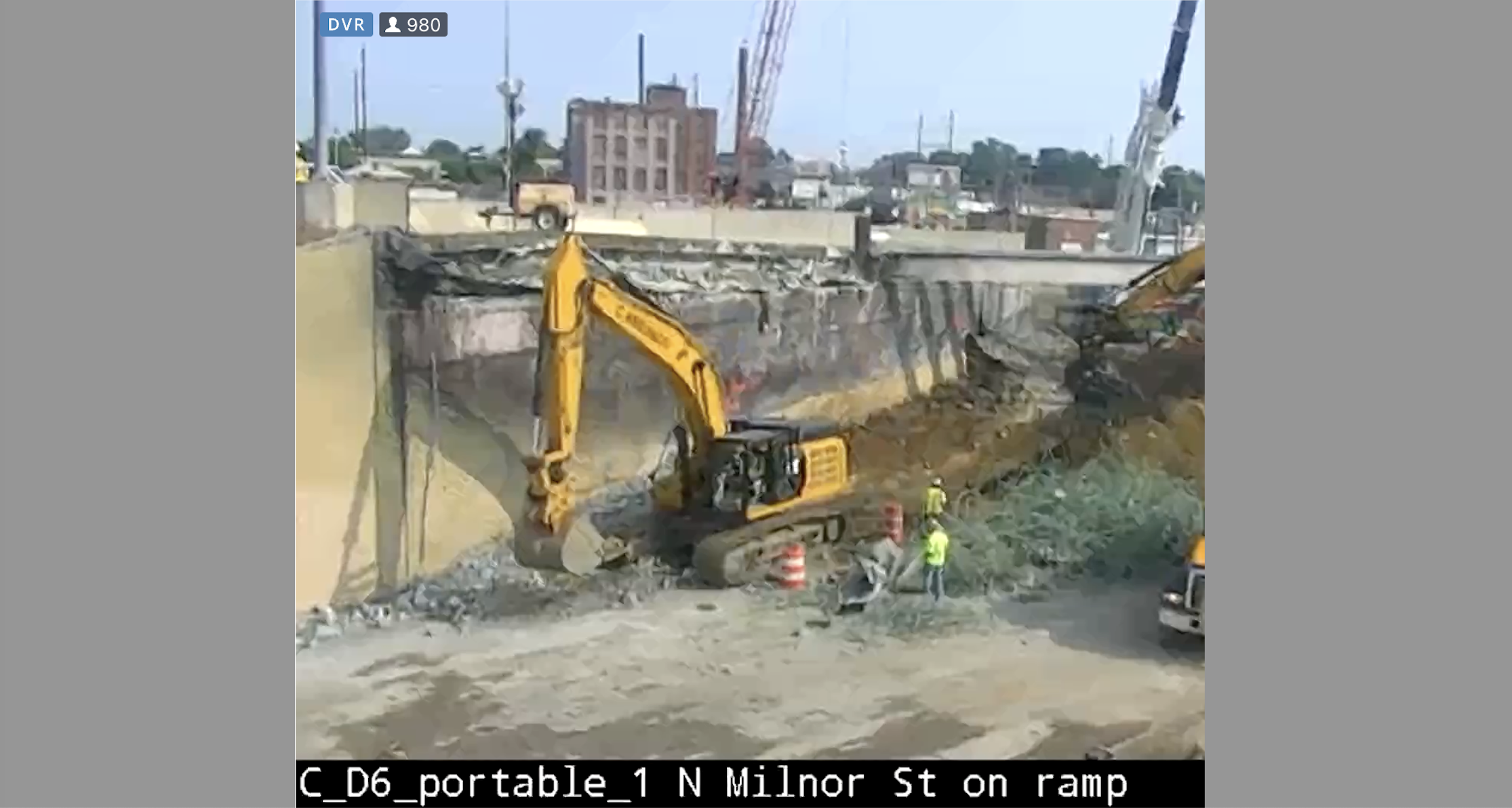 Live video shows 24/7 repair work on I-95 in Philadelphia