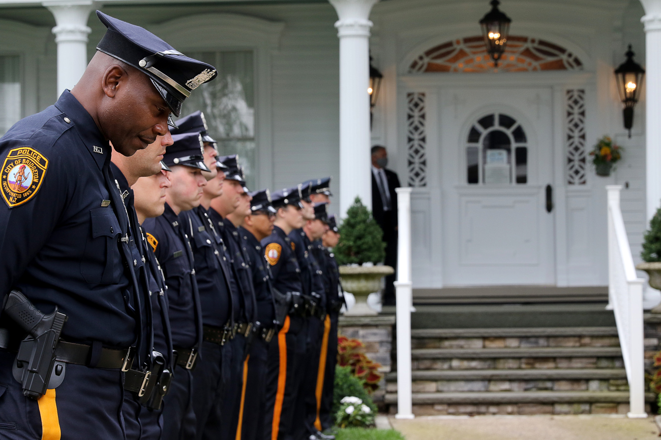 Funeral for Bridgeton Police Officer Sean C. Peek, September 11, 2020
