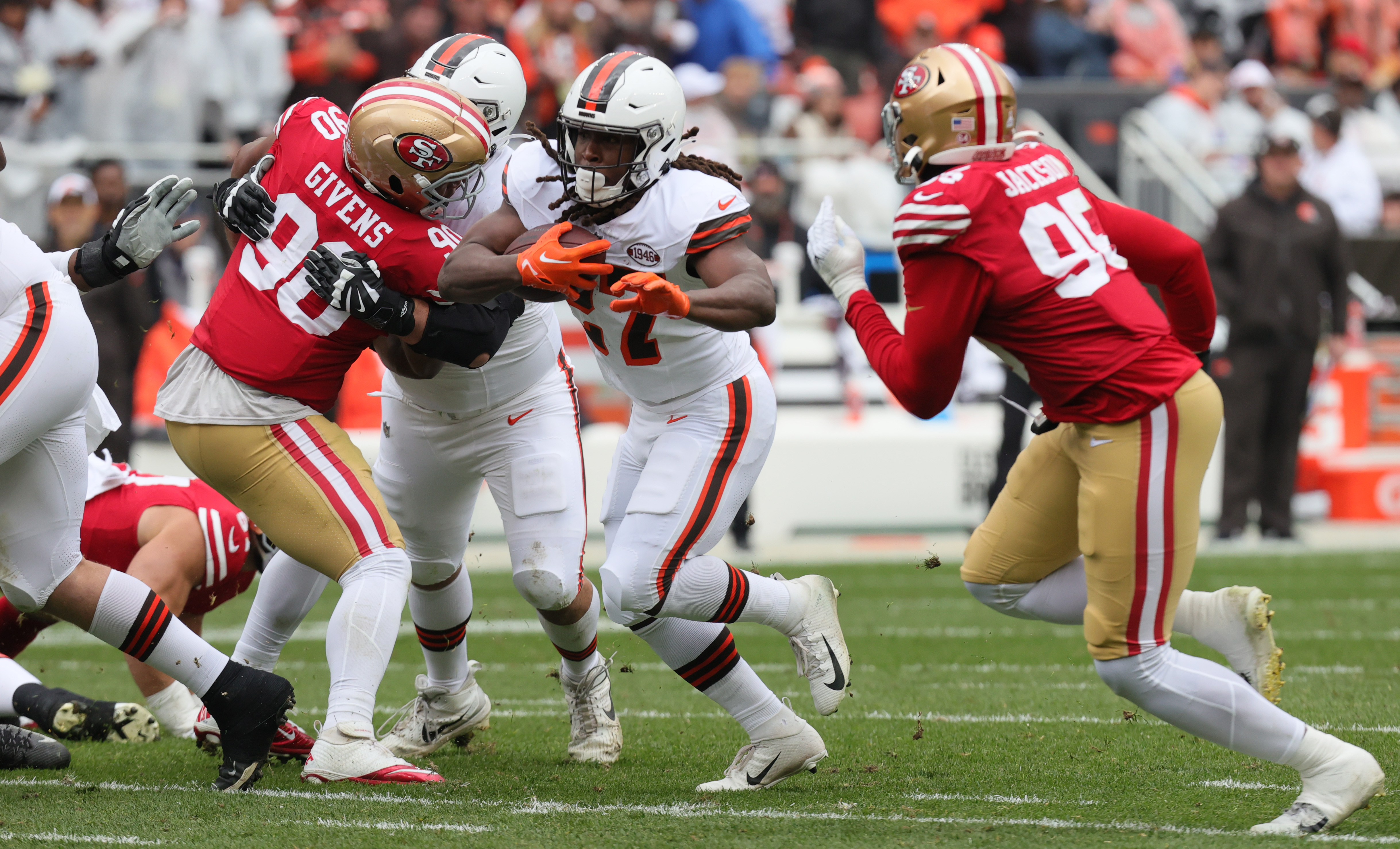 Jerome Ford and Kareem Hunt carried the offense in the Browns' win over the  49ers - cleveland.com