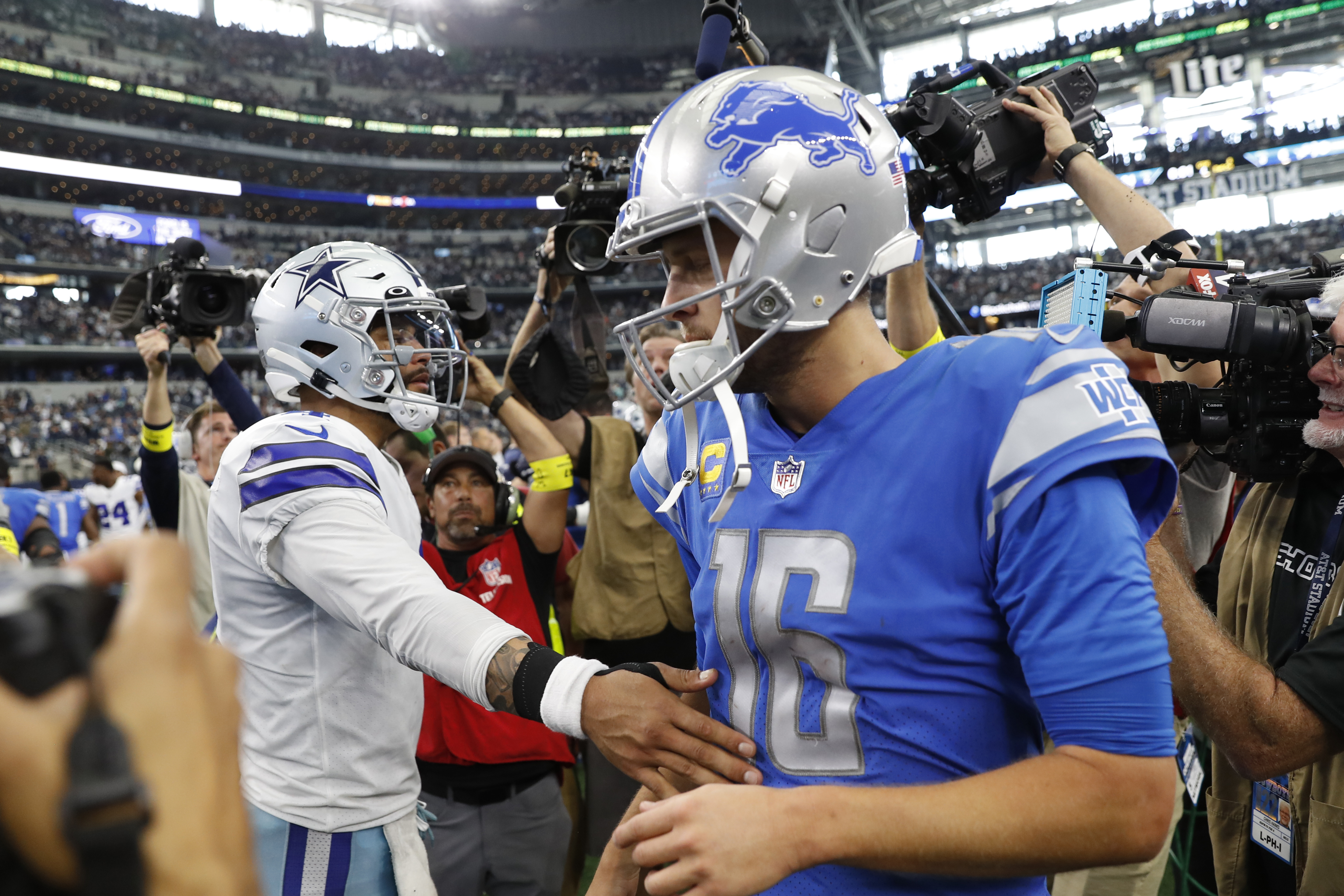 Detroit Lions at Dallas Cowboys: Week 7 NFL action 