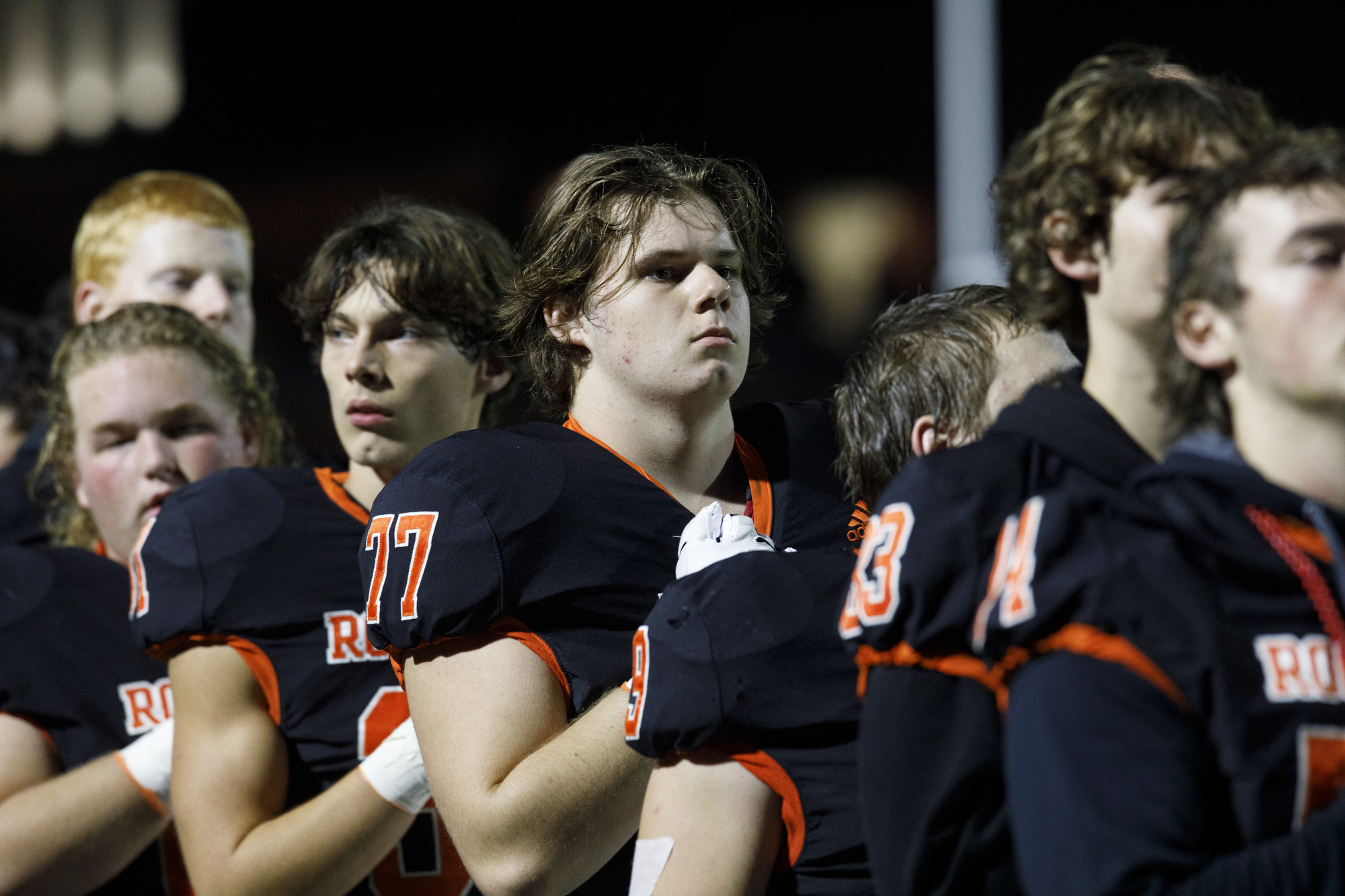 Caledonia at Rockford football