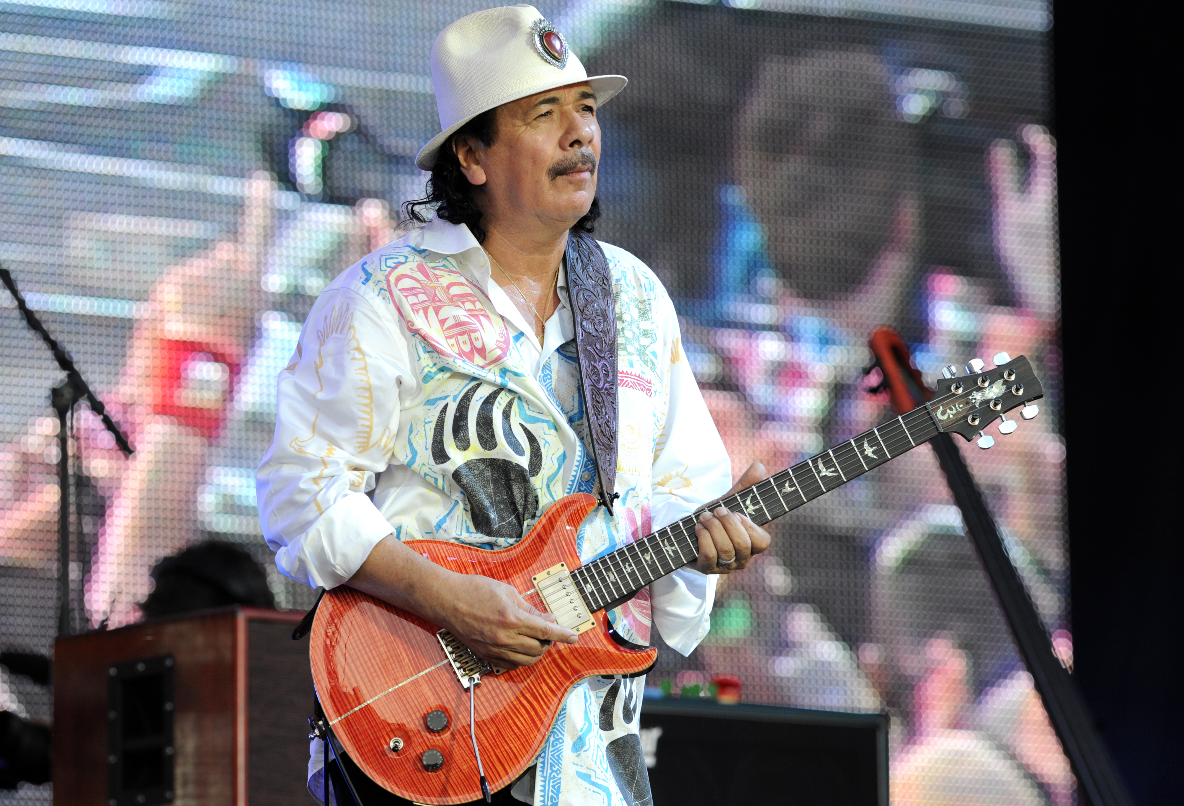 Carlos Santana back at Woodstock site for concert, Currents A&E
