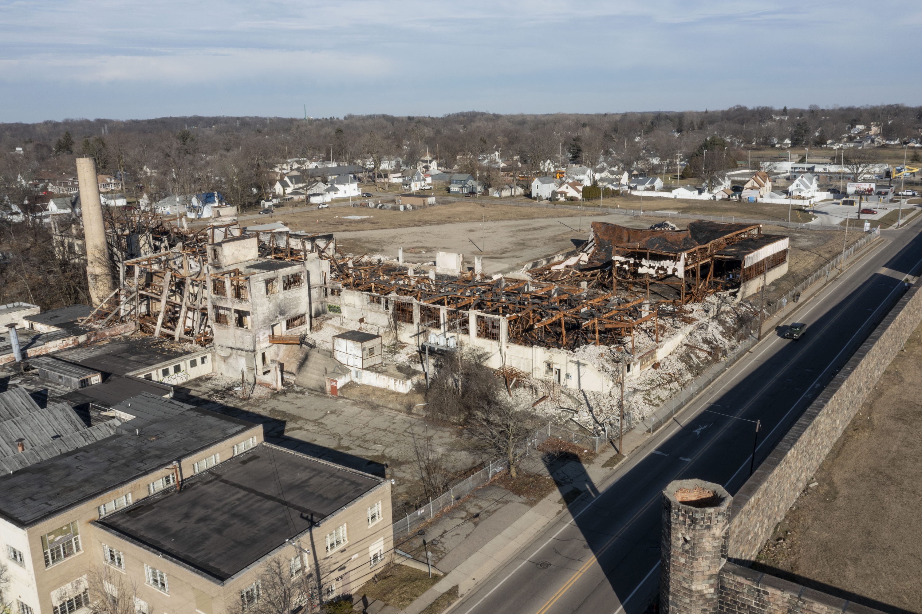 Ruins of Jackson factory fire six months later - mlive.com