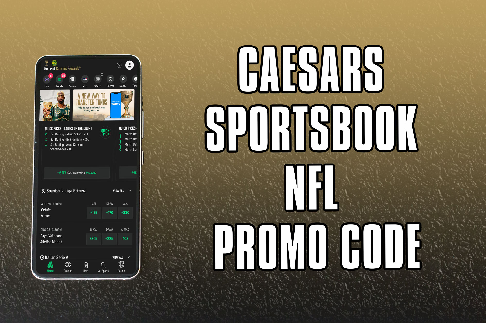 Caesars Sportsbook promo code: $250 bonus bets for late NFL games, Sunday  Night Football 