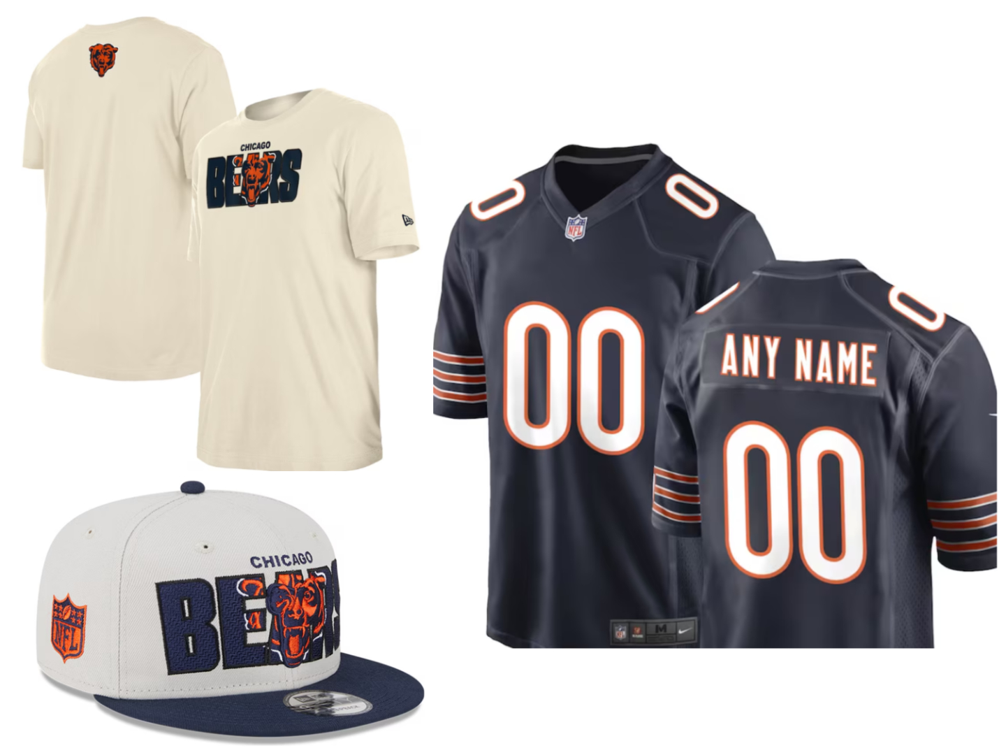 Custom bears jersey sales cheap