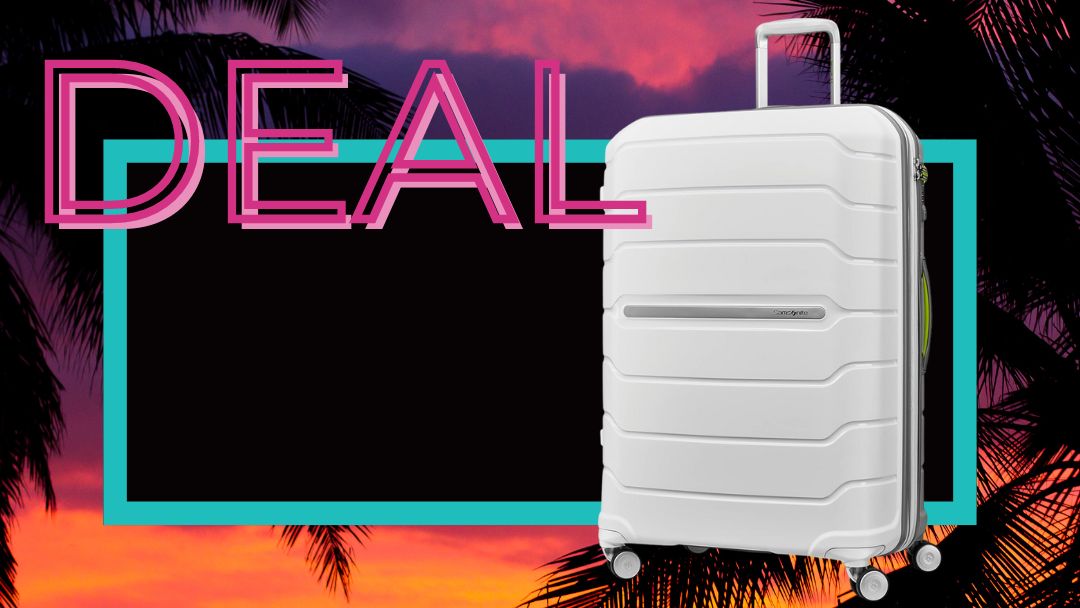 Amazon has this white hot Samsonite Freeform Hardside Suitcase on sale for less than 200 nj