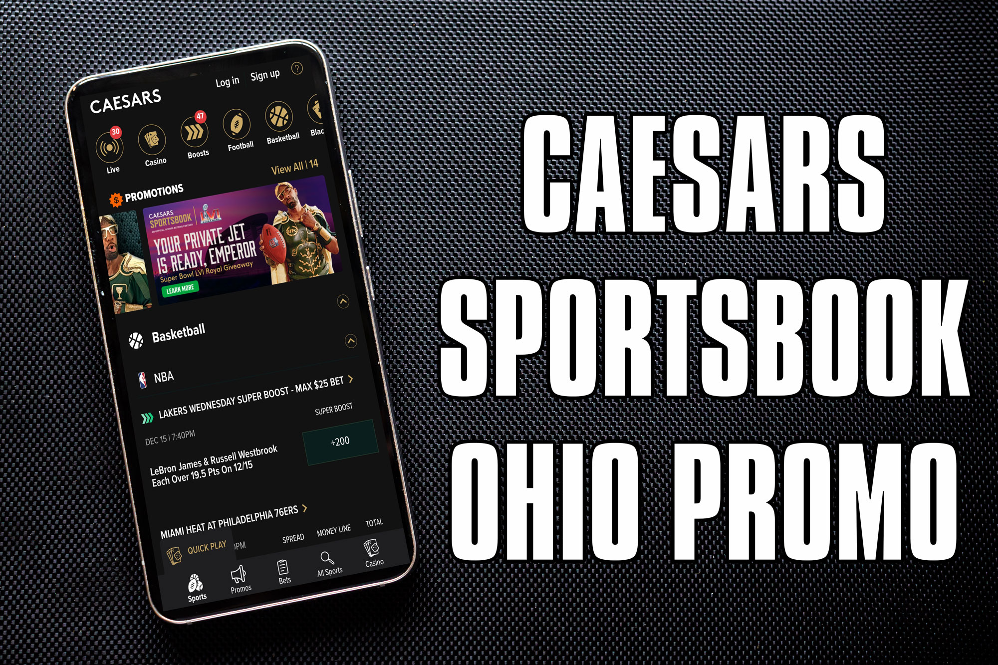 Caesars Sportsbook & Casino on Twitter: Our BIGGEST Super Bowl