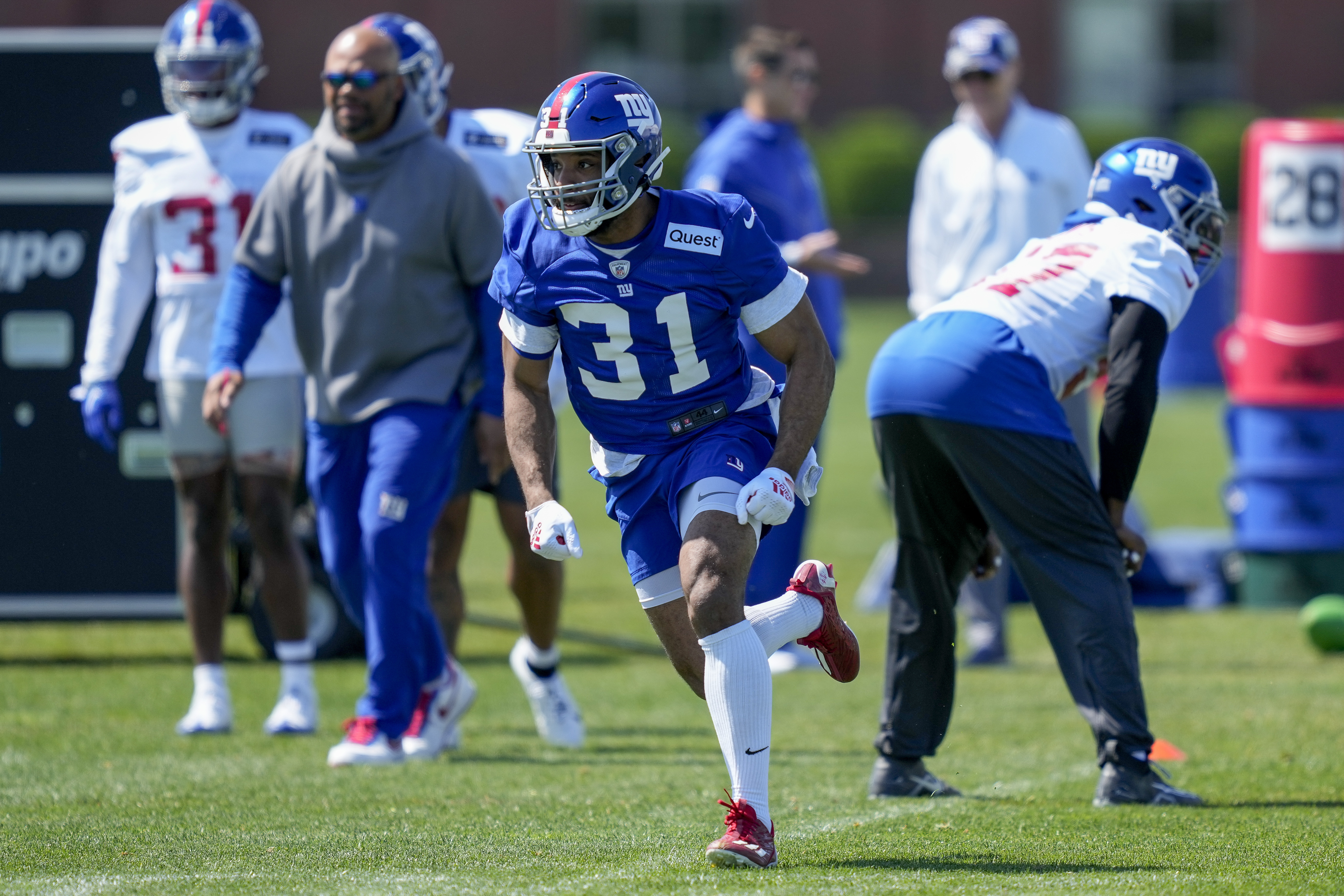 Saquon Barkley hints at holdout but knows Giants hold leverage