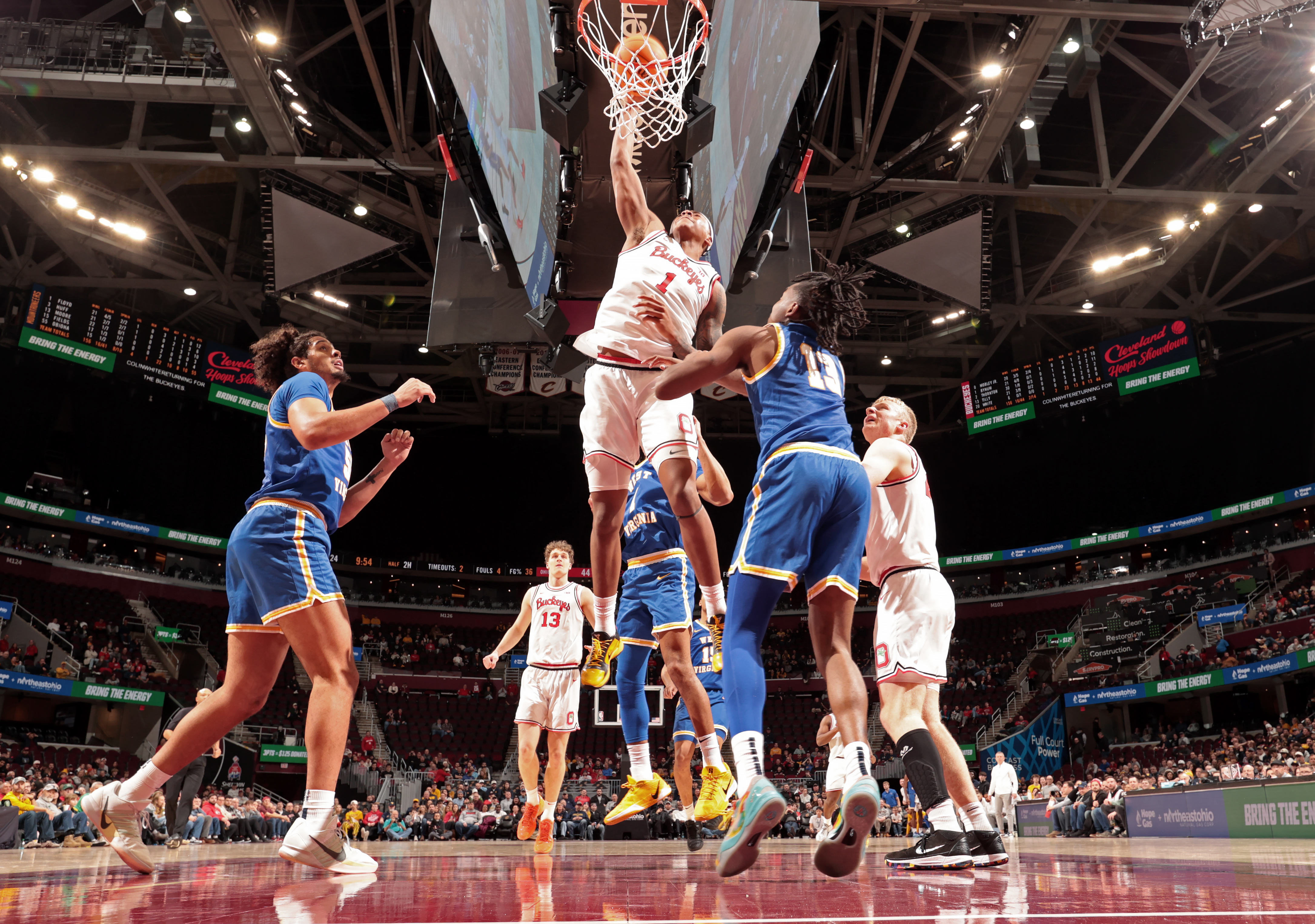 Cleveland Hoops Showdown: Ohio State Buckeyes vs. West Virginia ...