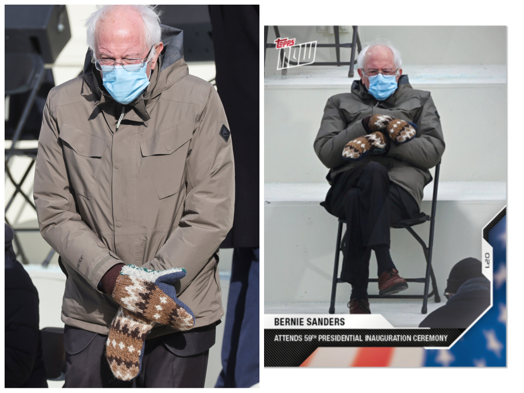 Bernie Sanders' now-famous moment captured in bobblehead, trading card -  cleveland.com