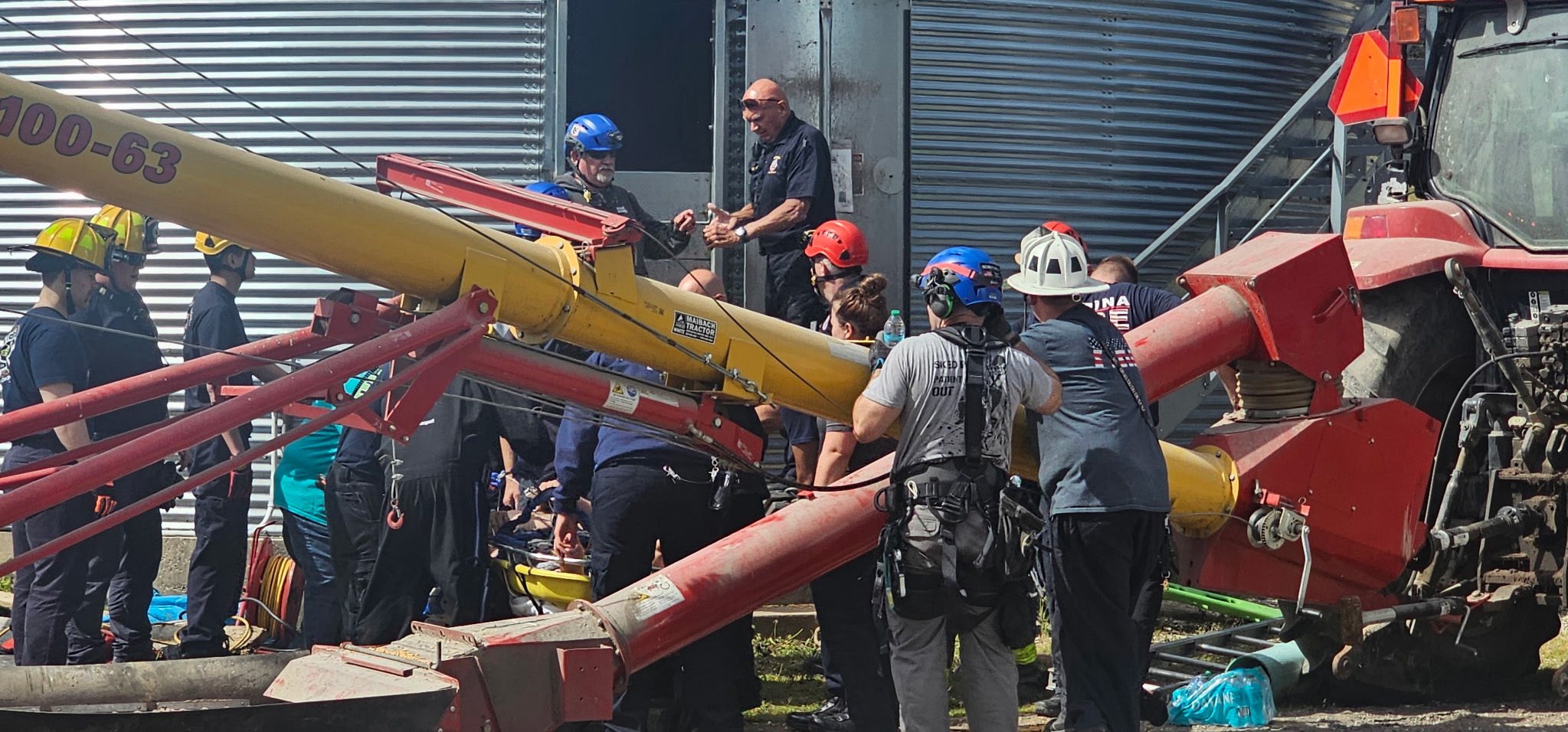 Medina firefighters rescue man trapped in corn silo - cleveland.com
