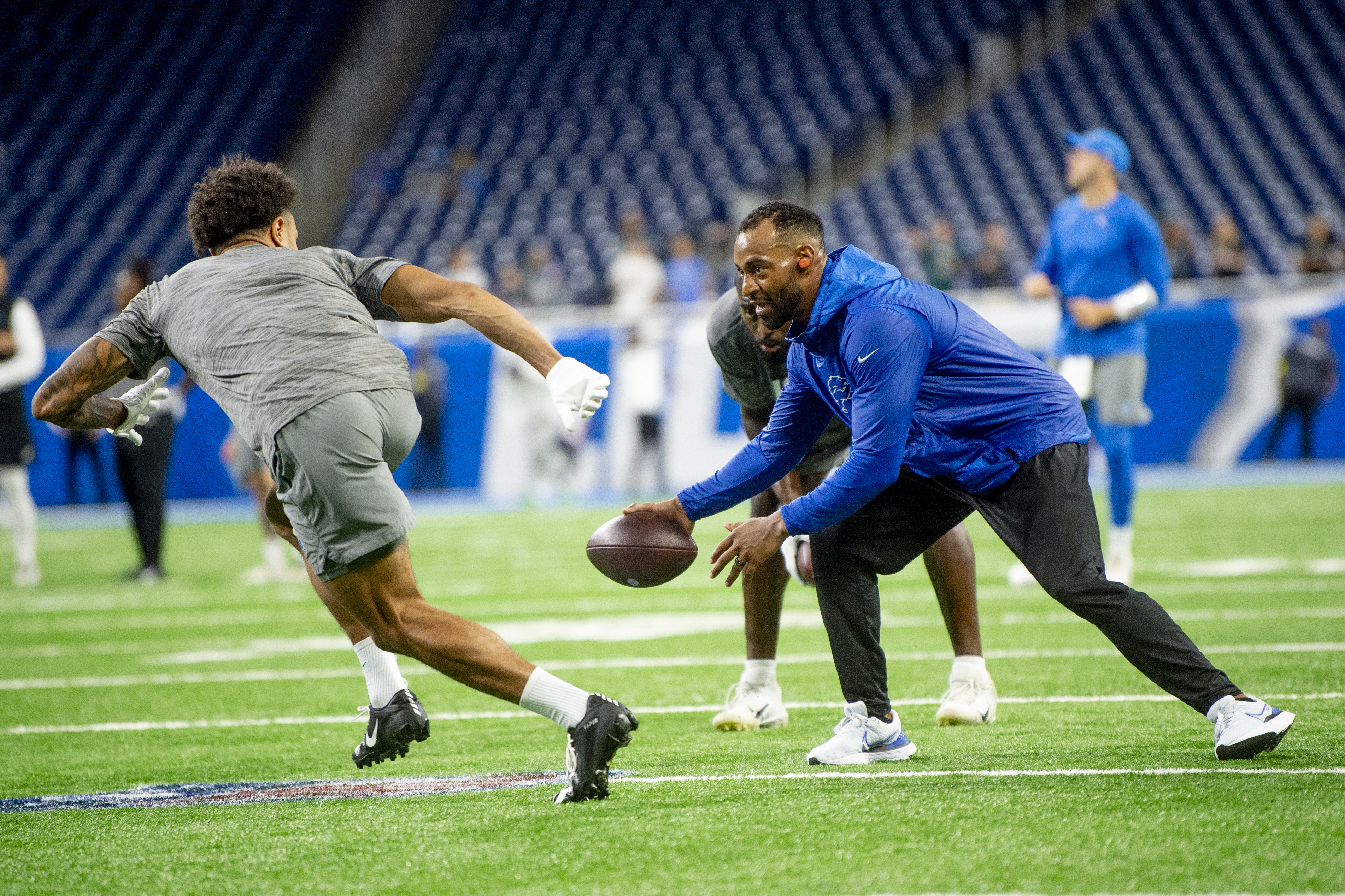 Detroit Lions Dan Campbell Reacts to Aubrey Pleasant Jeff Okudah