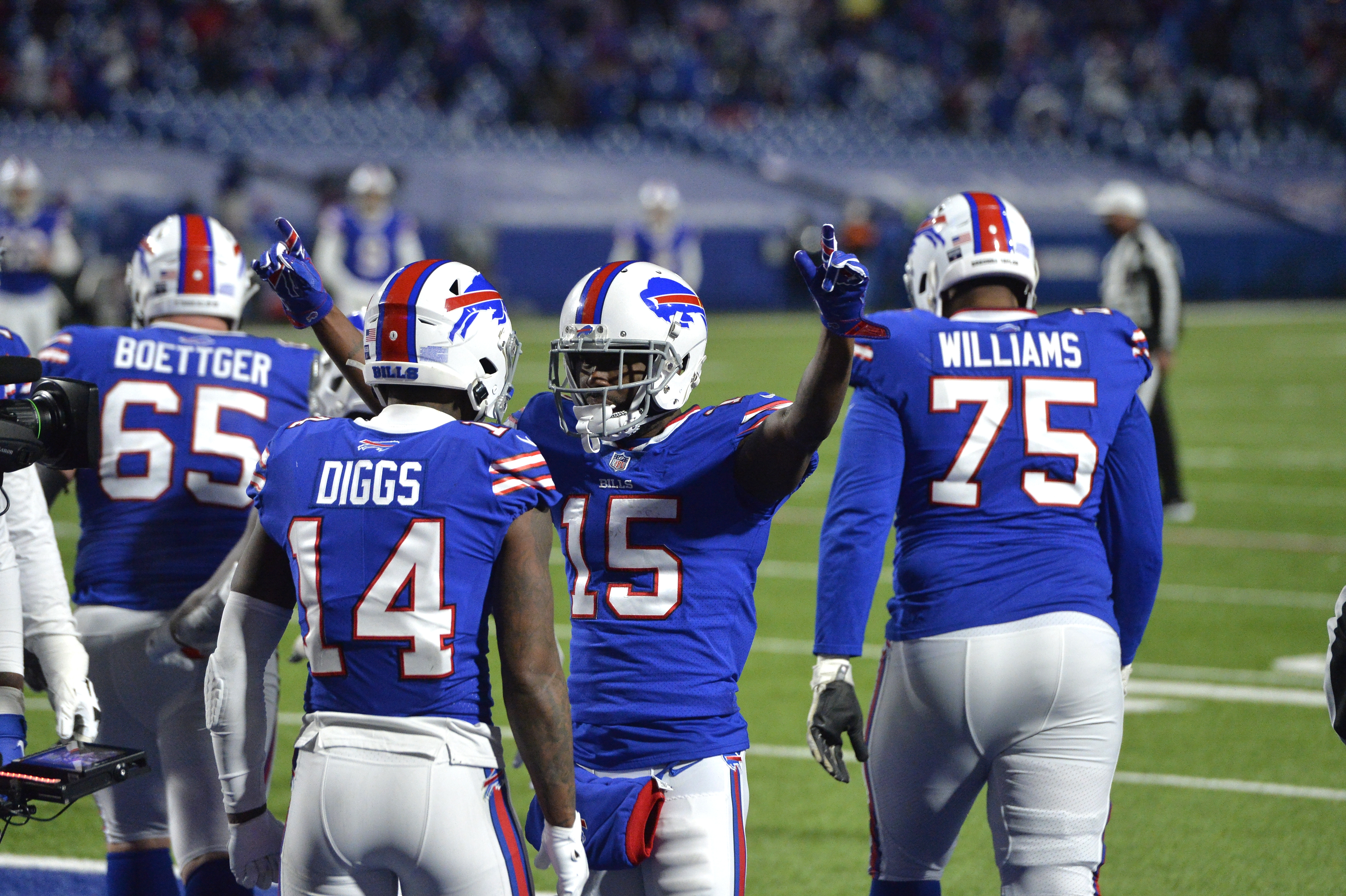 Buffalo Bills wide receiver John Brown (15) scores a touchdown as