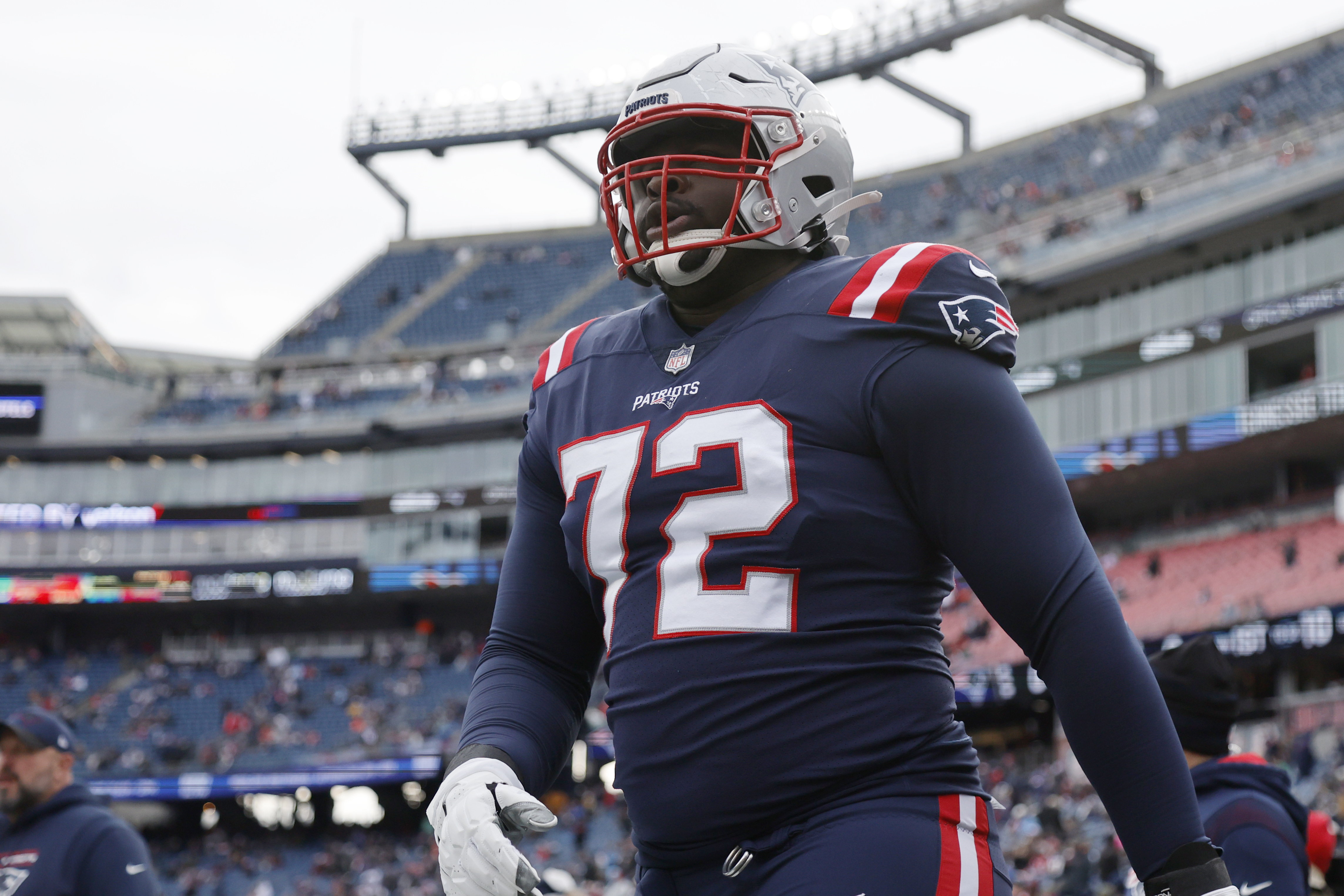 Yodny Cajuste visiting Jets, Giants after Patriots release