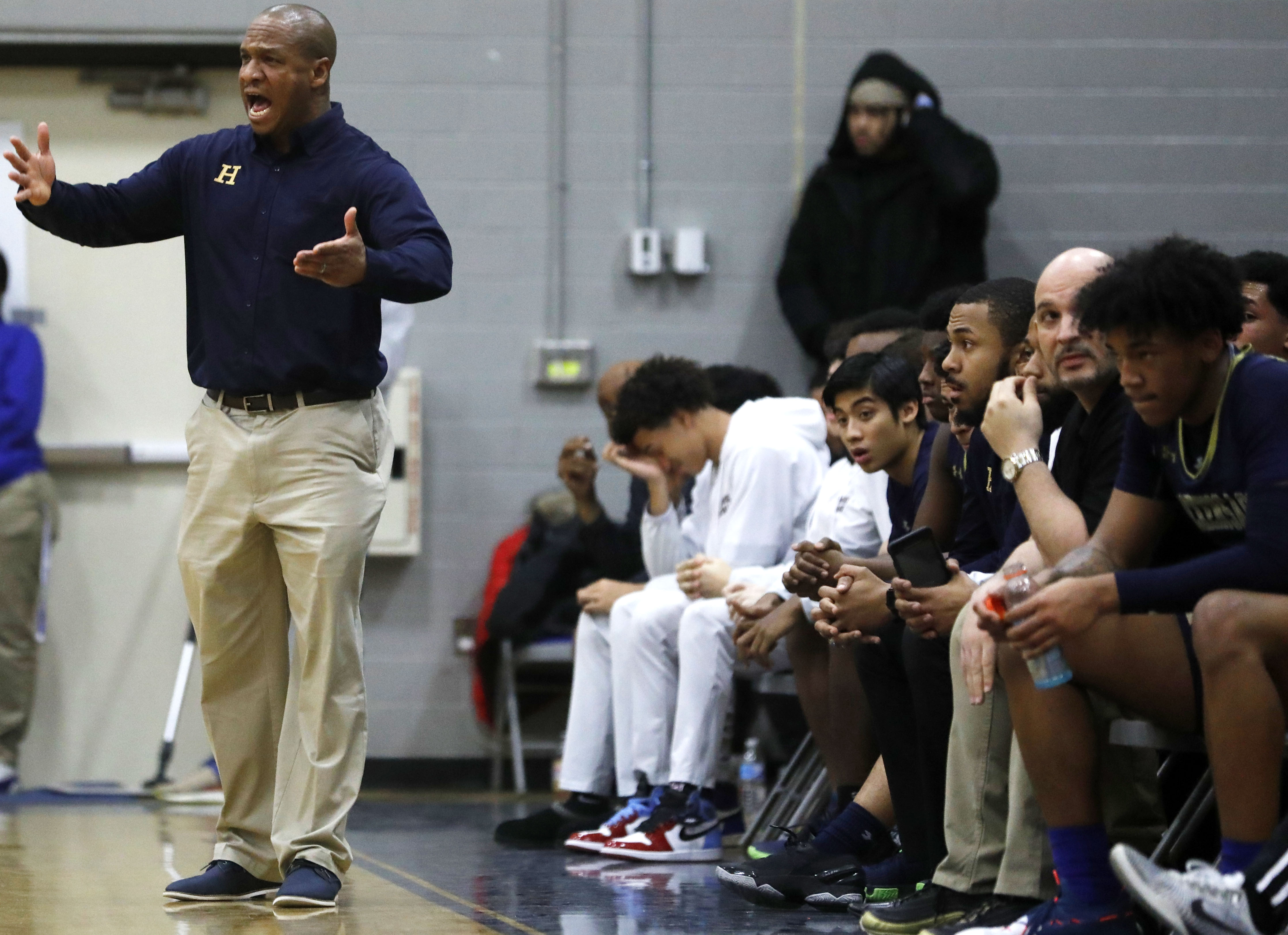 Boys Basketball Hackensack Coach Gets 200th Win With Victory Over Depaul Nj Com