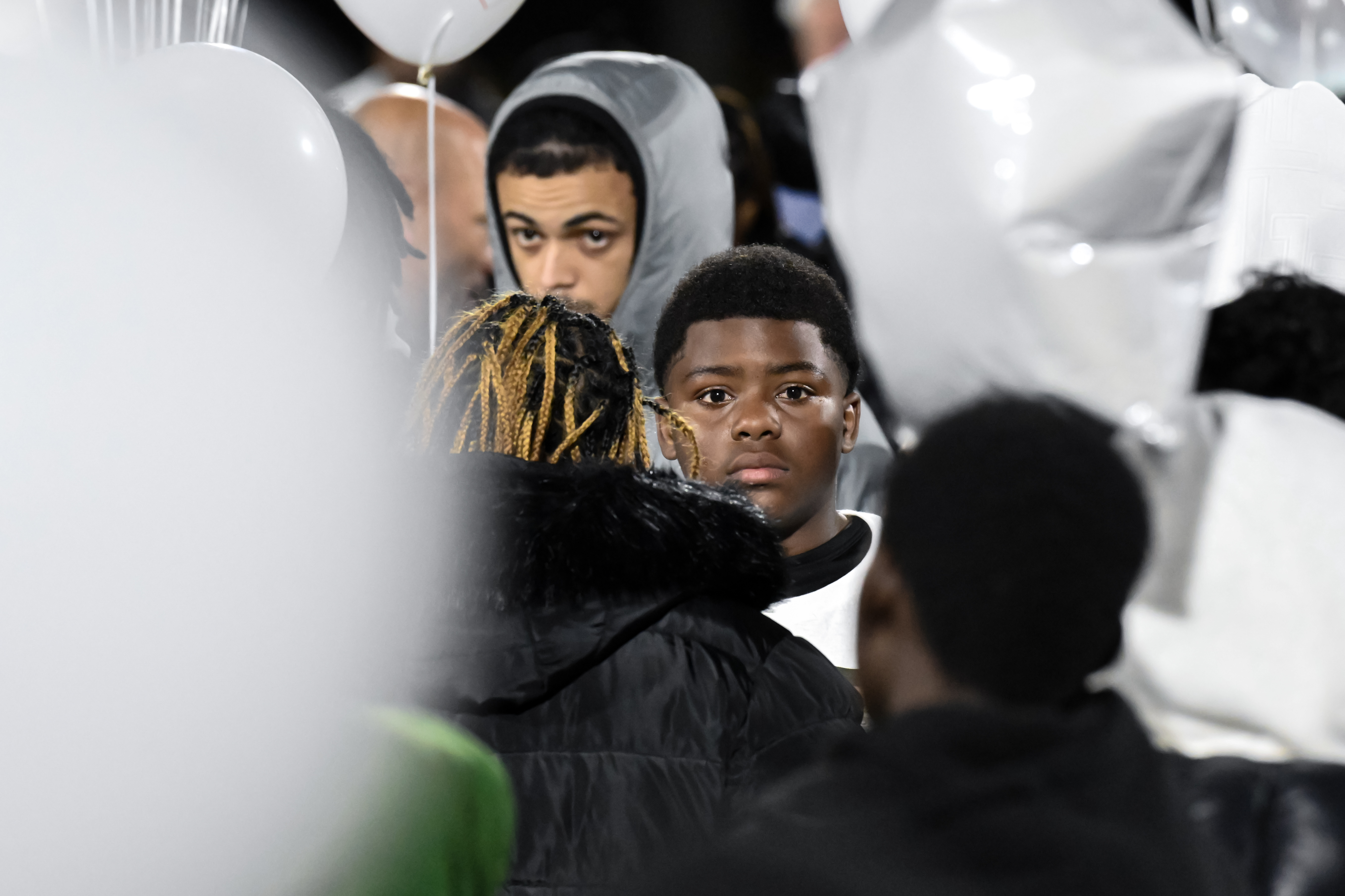 Community honors Newark shooting victims with a balloon release ...