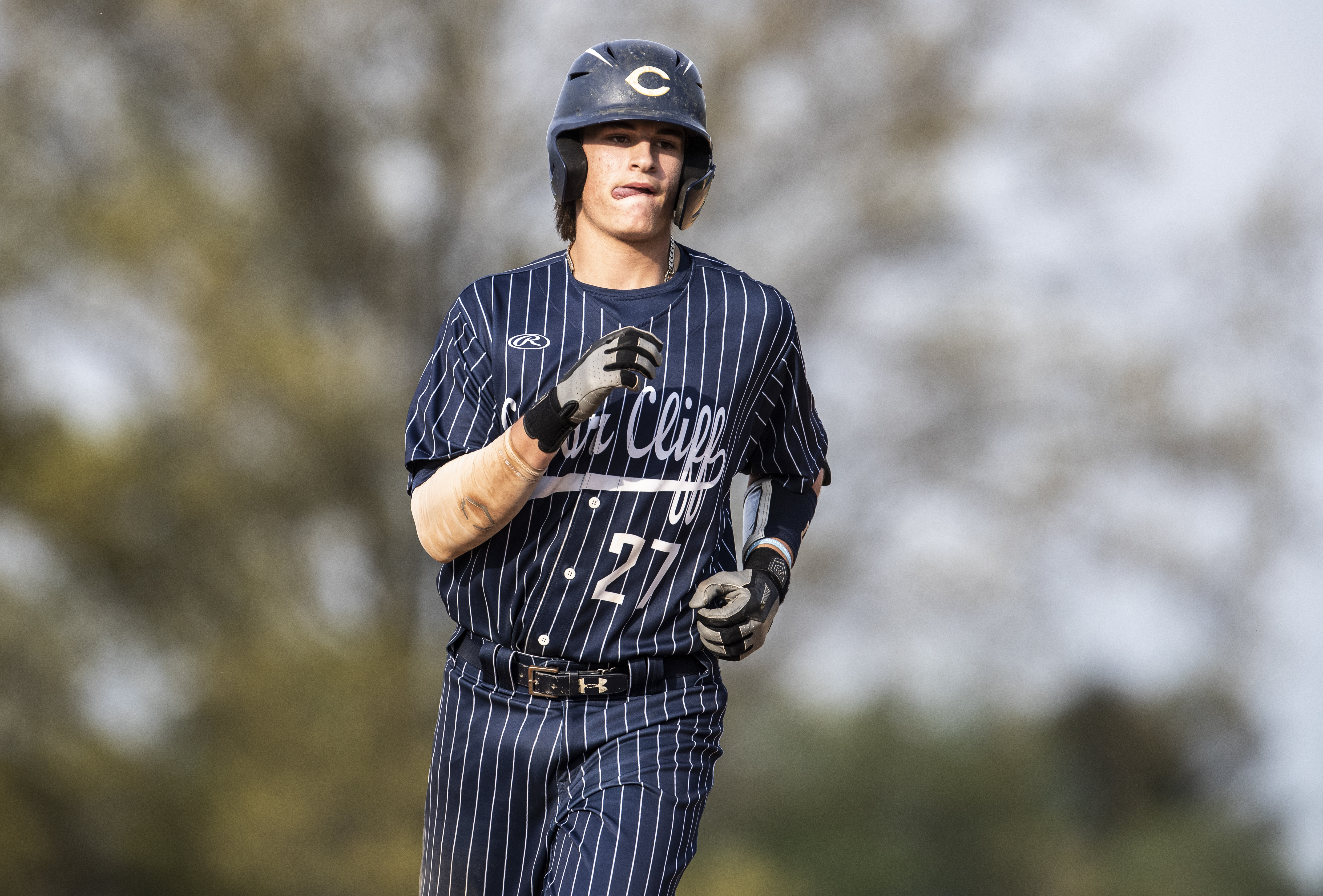 Best Sports Uniforms on X: Vanderbilt University all black pinstripe  baseball uniforms.  / X