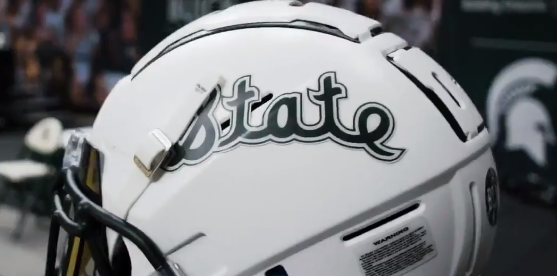 Michigan State Unveils New Script State Helmets Mlive Com