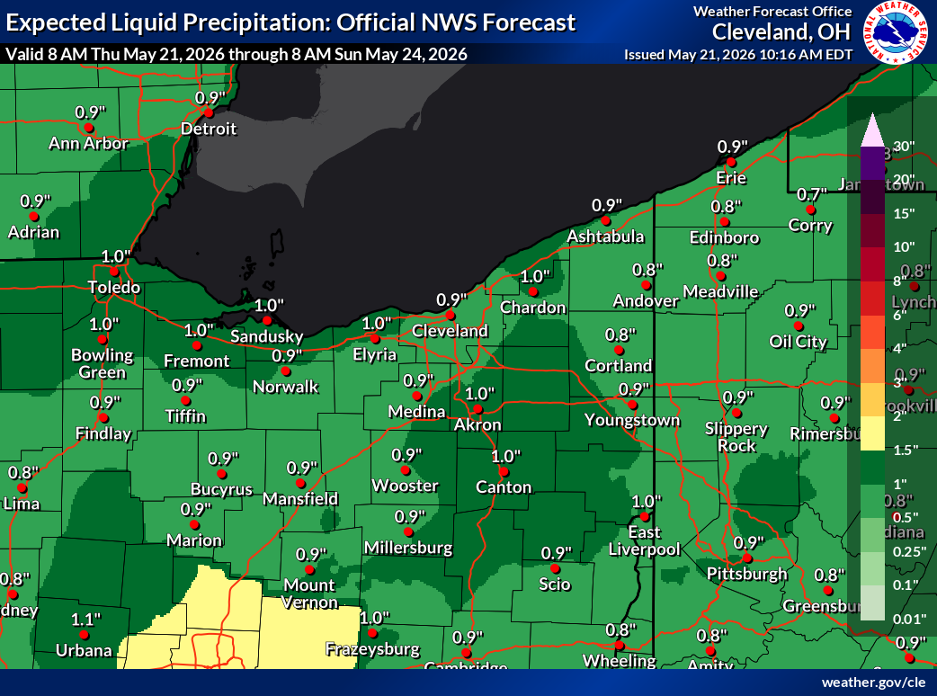 Cleveland, OH Weather Forecast, Radar & News - Cleveland.com